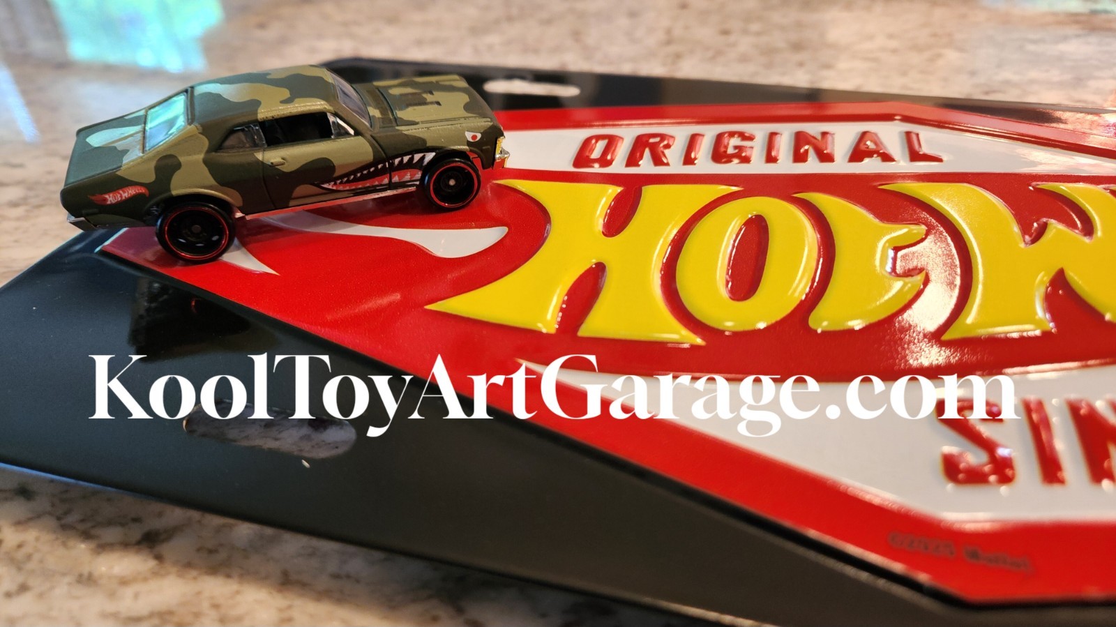 Hot Wheels Metal LicensePlate one of a kind art piece!