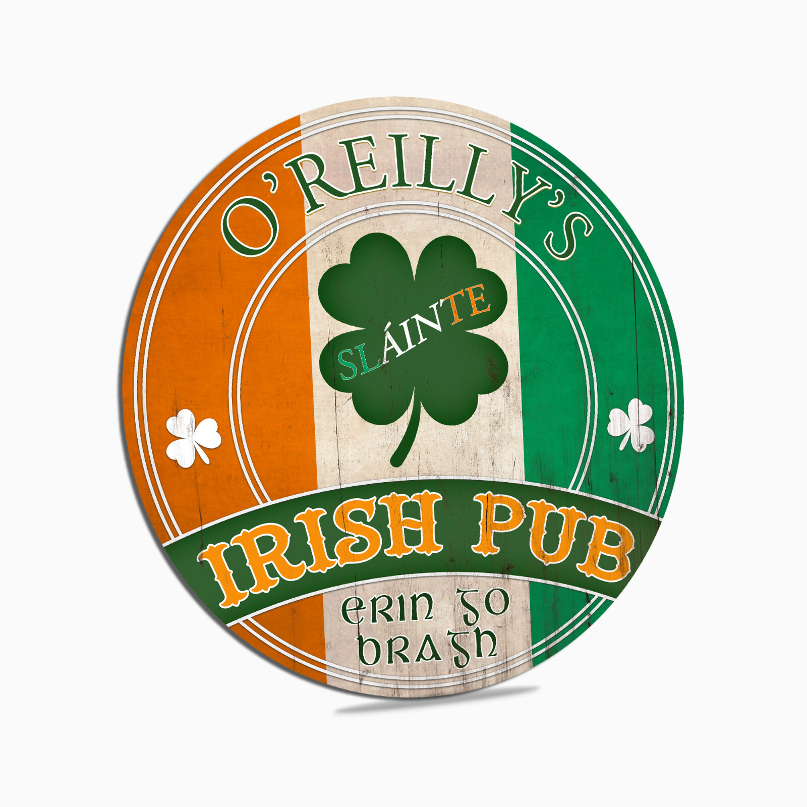 Personalized Irish Pub Sign, St Patrick’s Day Decor, Irish Decor Custom Bar Sign