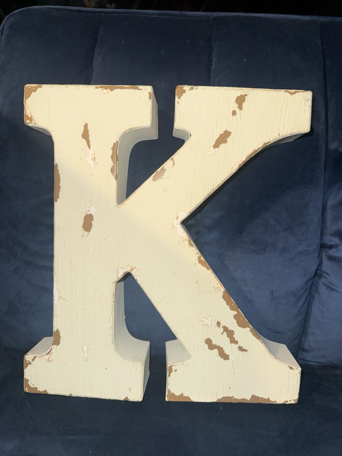 Metal 3D Block Letters 8” Rustic Country Industrial Farmhouse Natural Finish