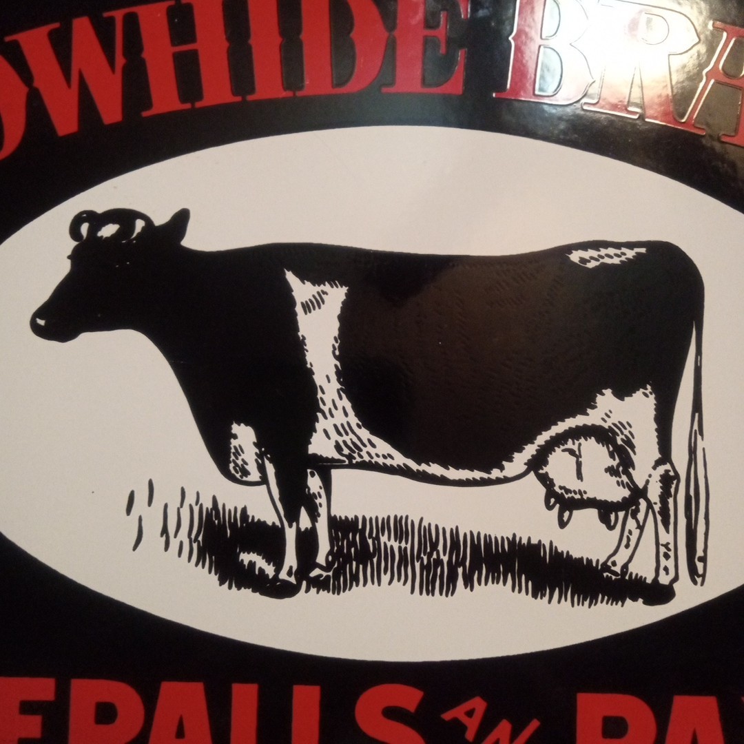 We Sell Cowhide Brand Overalls And Pants Sign 9 In By 12 In Vintage