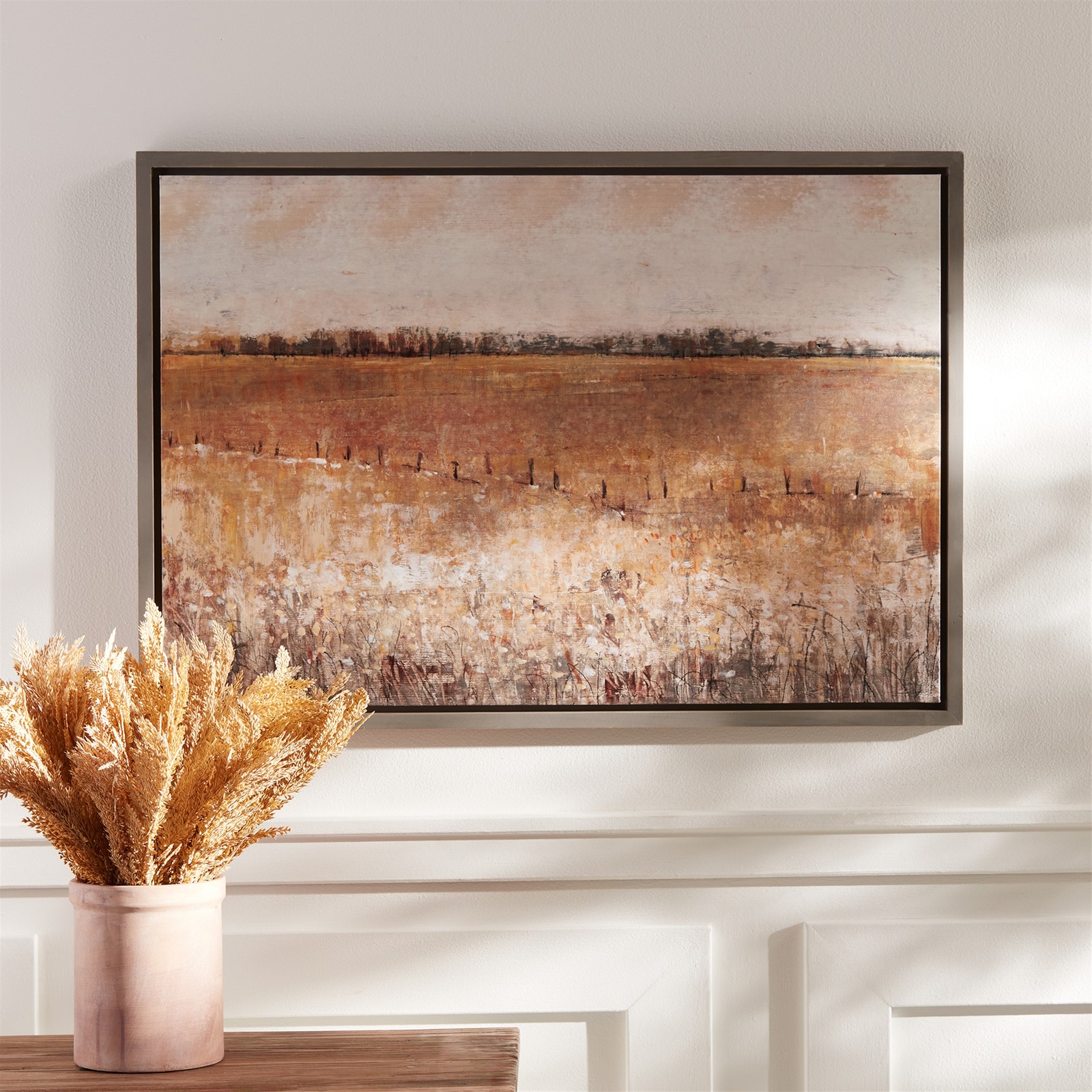 Framed Landscape Canvas Art 34″L