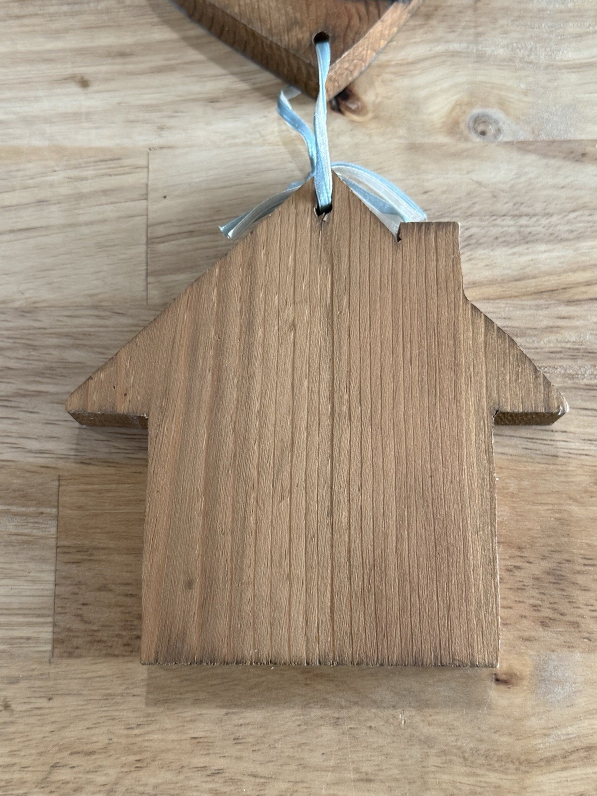 VTG Home Sweet Home 3 Pcs Wooden Wall Decor Houses Heart Rustic Country 1980s