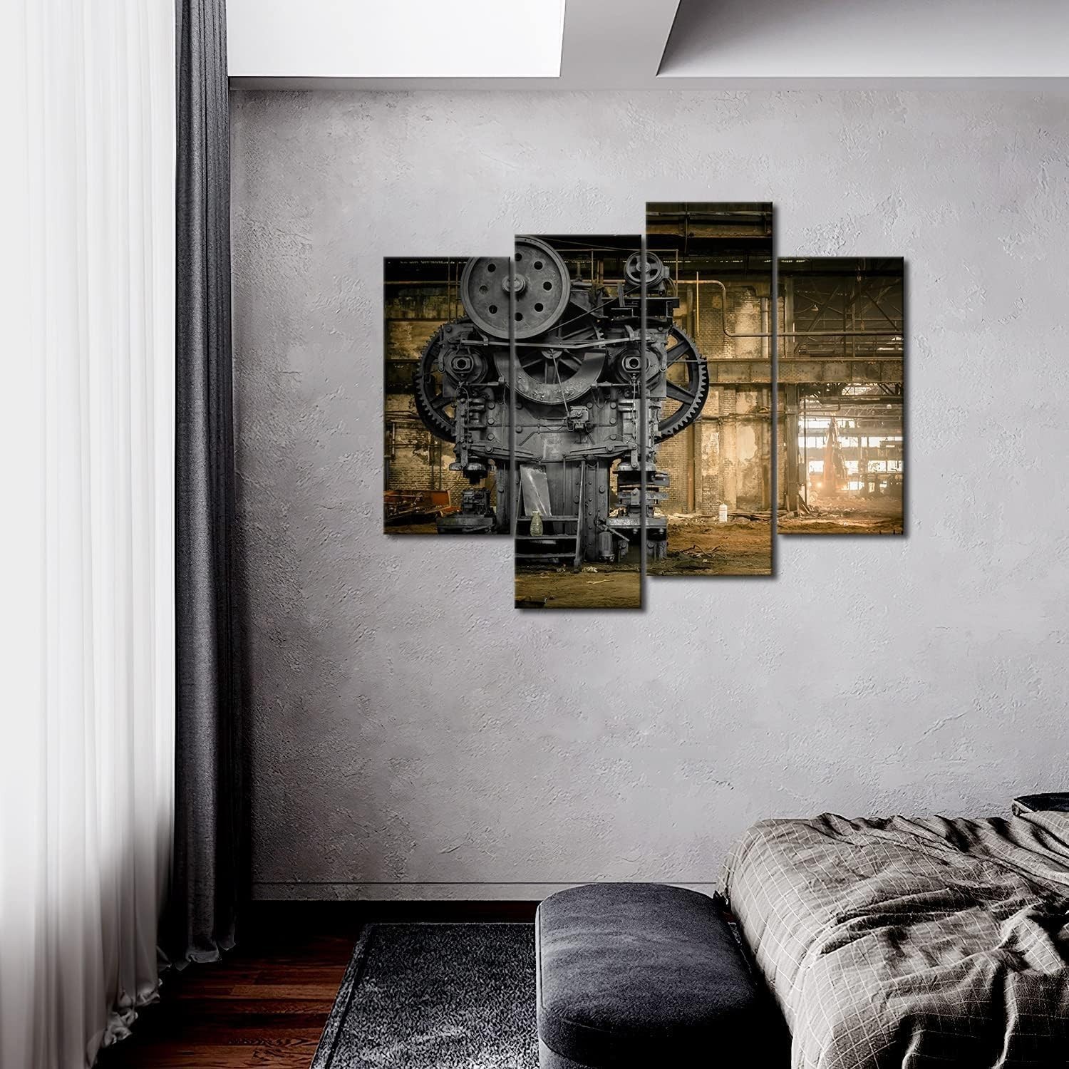 Industrial Machine Artwork for Living Room