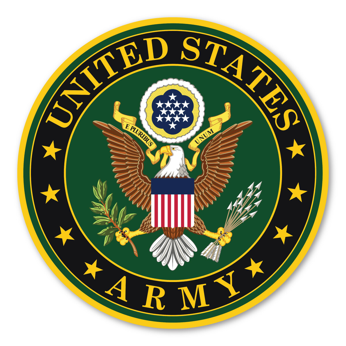 Army Seal Car Door Sign Magnet