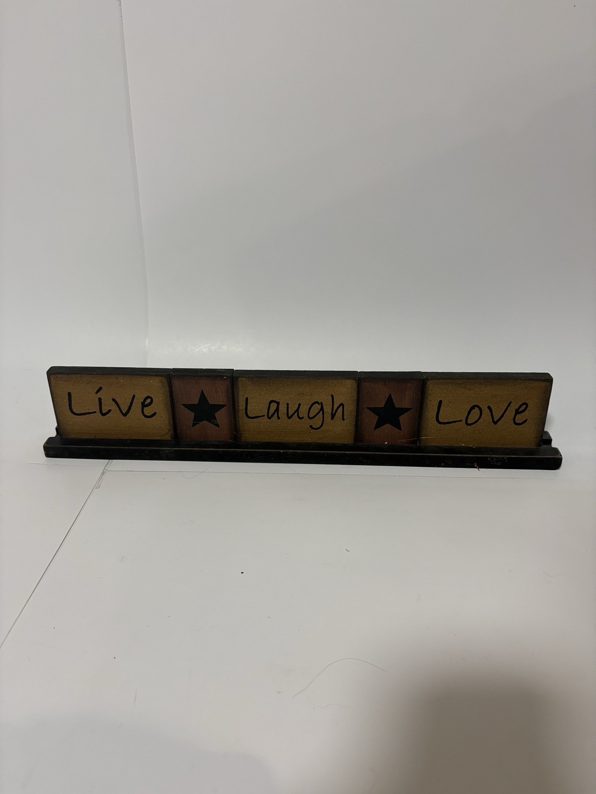 “Live Laugh Love” Home Decor Wooden Sign