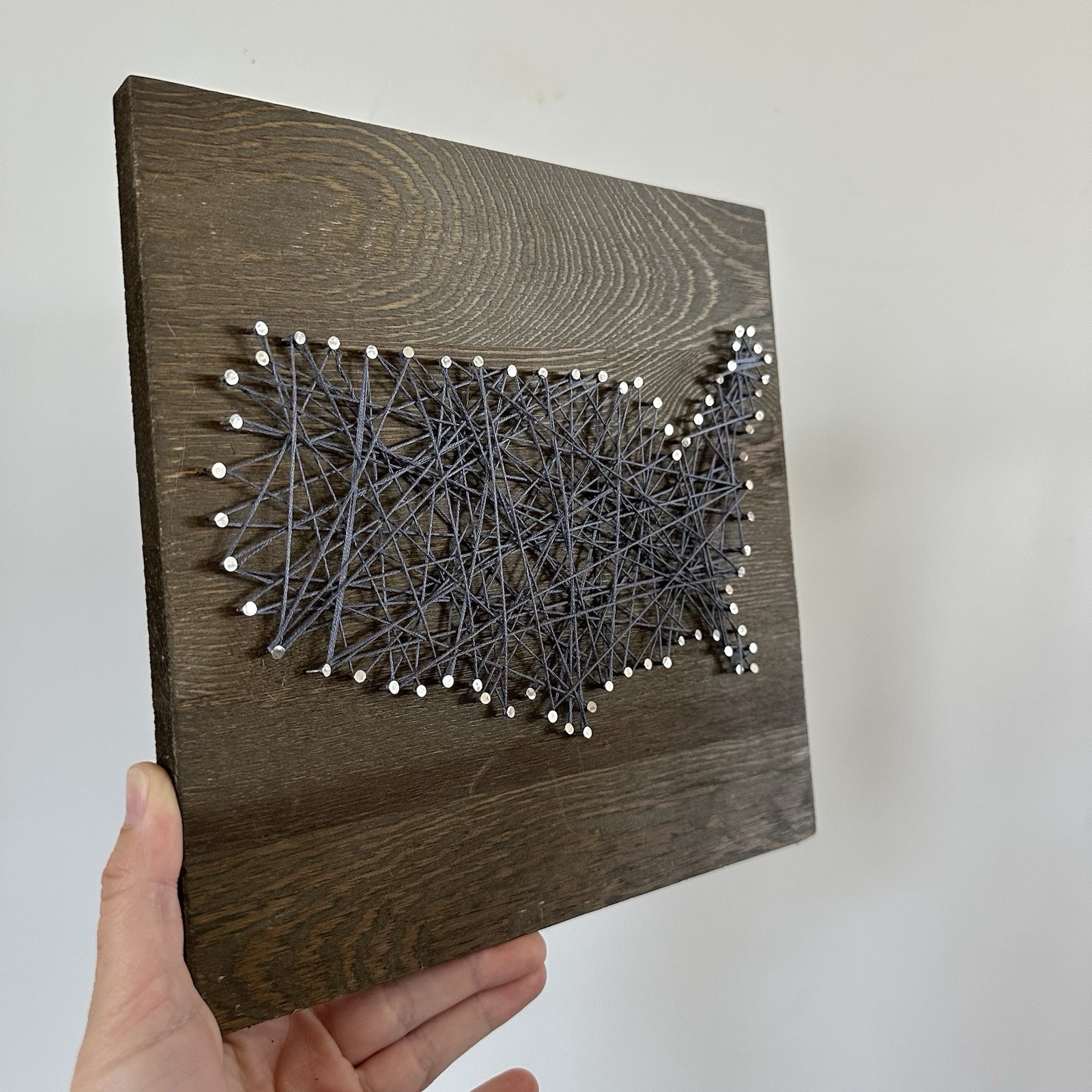 United States String Nail Wall Art Wooden 10×10