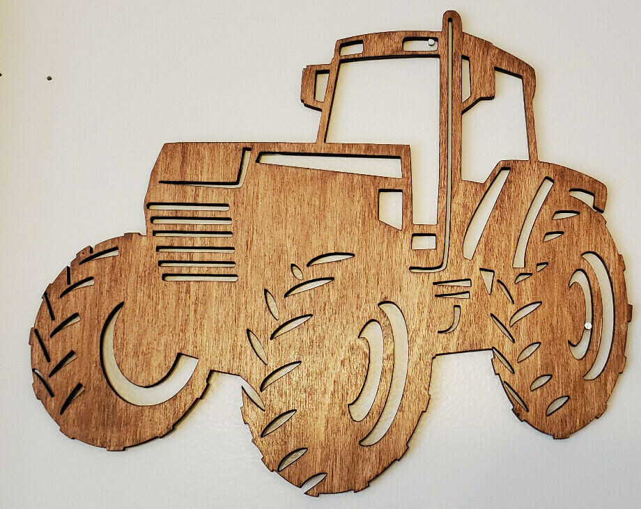 Beautiful Custom made Tractor accent for your picture arrangements.