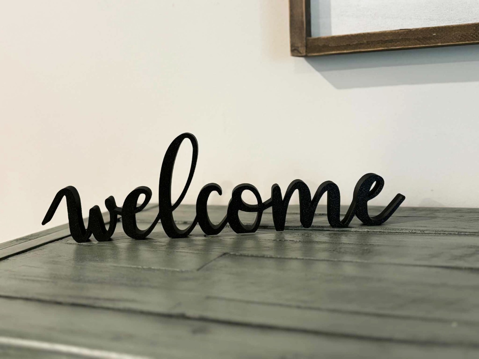Farmhouse Welcome Sign – Rustic Home Decor – Door Porch Entryway Sign