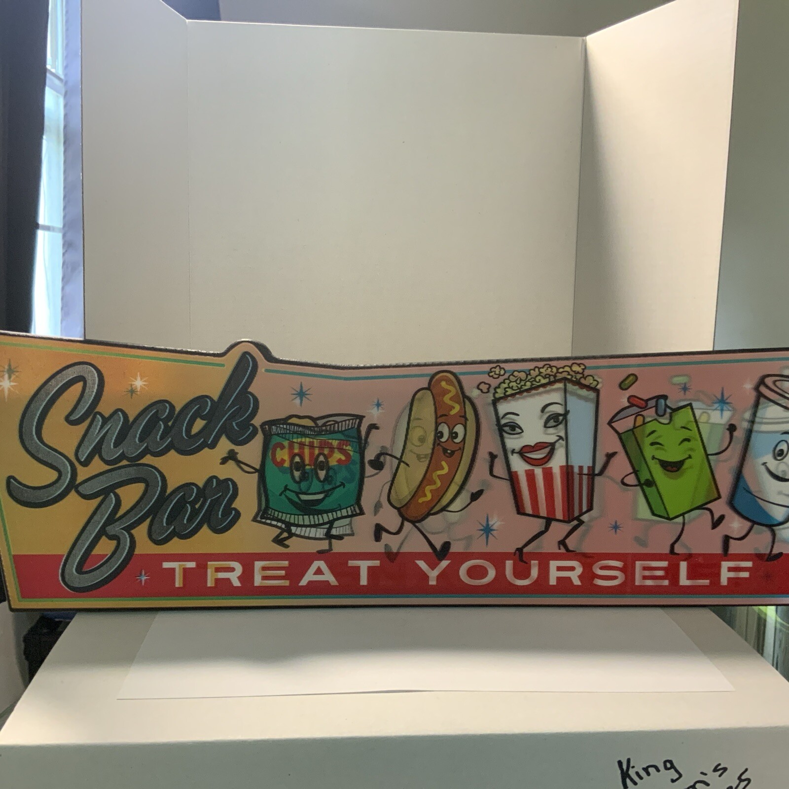 Home Theatre Snack Bar Lenticular Wall Decor – Great For Theater Room Game Room