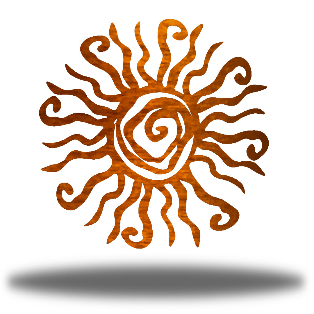 Wacky Sun Metal Wall Art