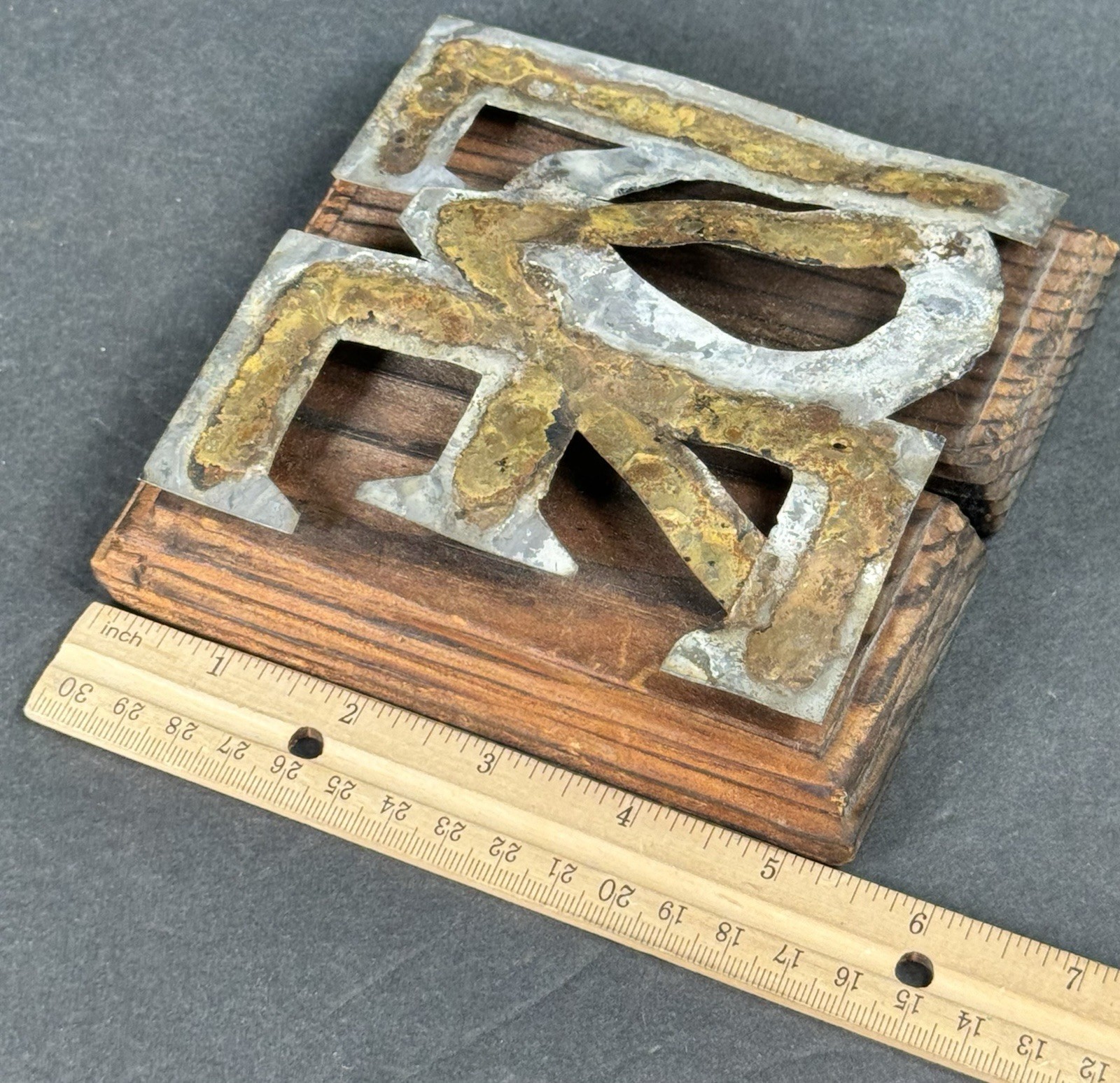 Rustic Industrial Metal “LOVE”Wall Art