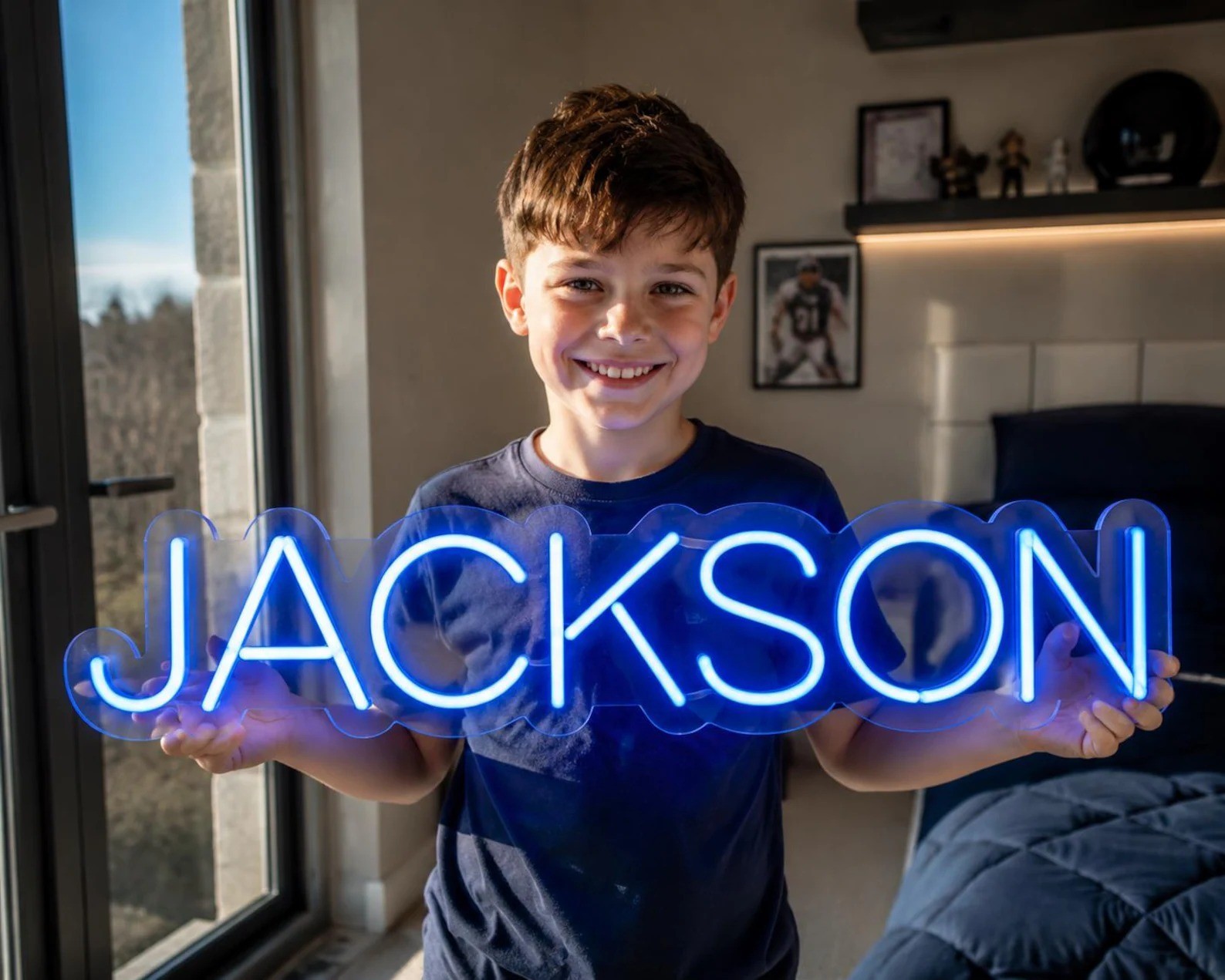 Custom Neon Sign for Bedroom Personalized LED Name Wall Decor Light
