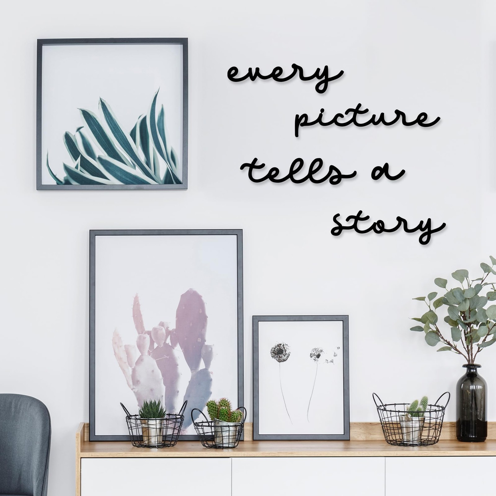 Home Sign Wall Decor Every Picture Tells A Story Metal Wall ArtFamily Wall De