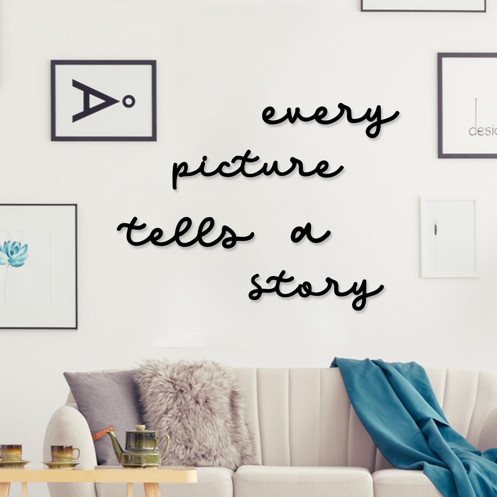 Home Sign Wall Decor Every Picture Tells A Story Metal Wall ArtFamily Wall De