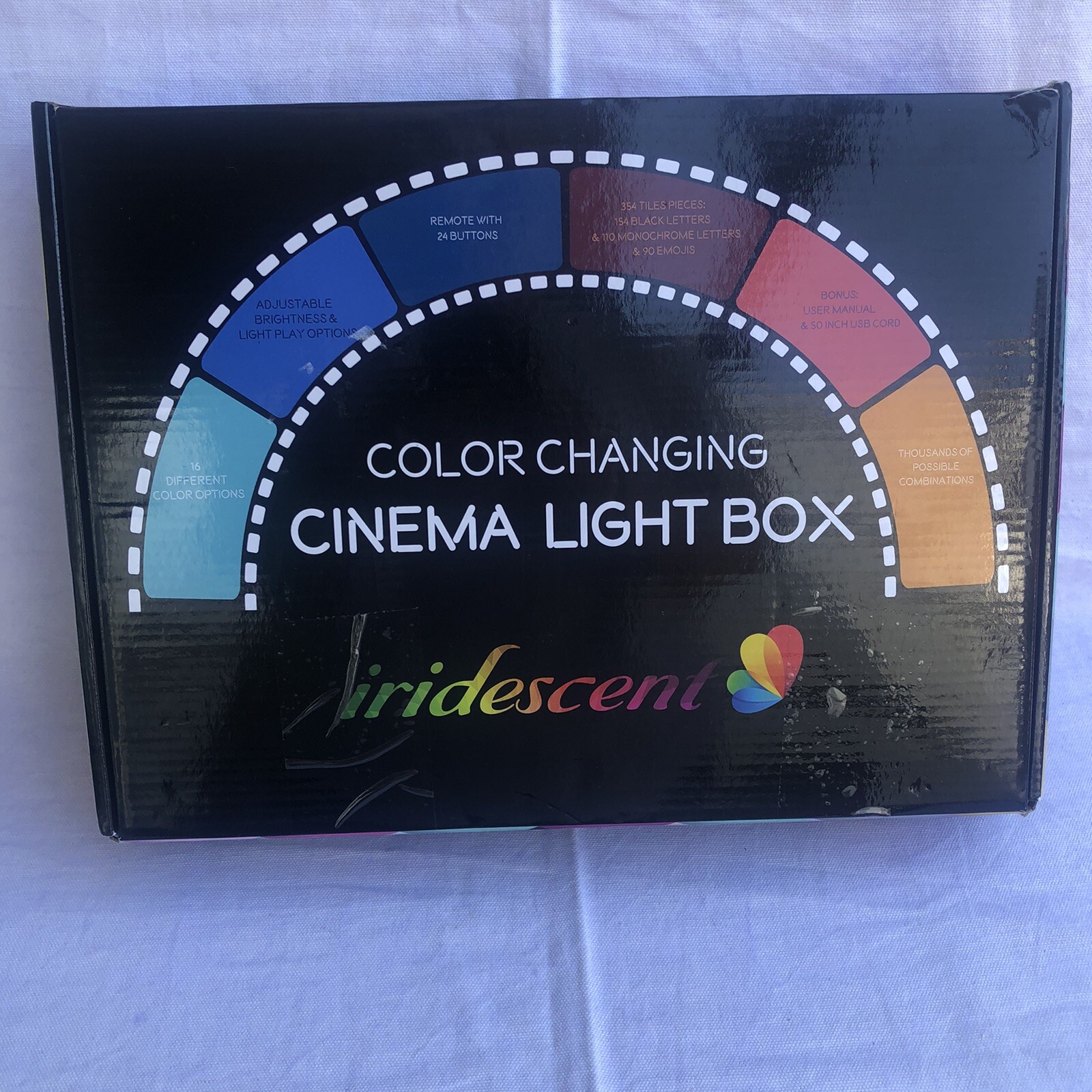 Color Changing Cinema Light Box Tested Works Make Your Words Matter
