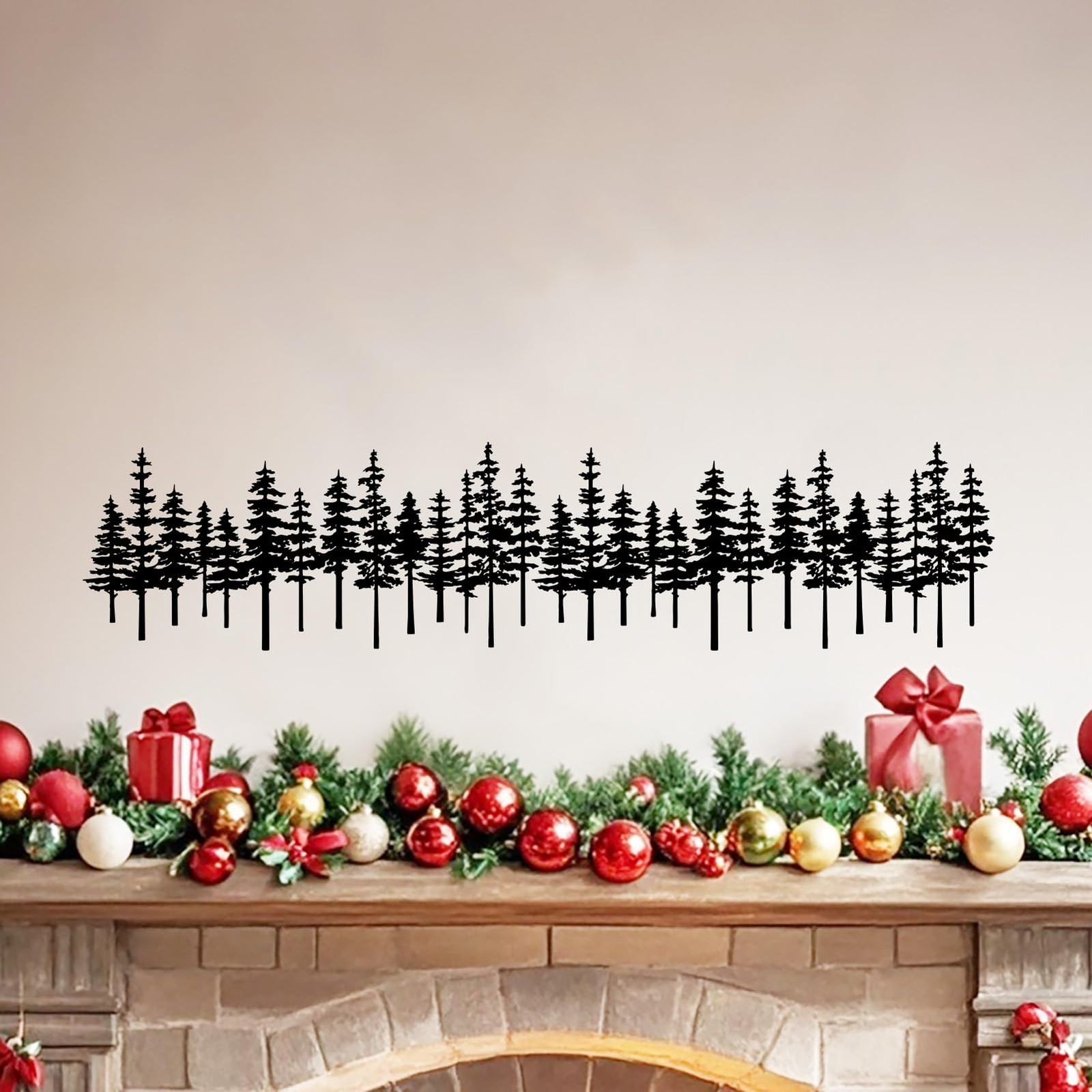 Metal Pine Tree Wall Art Decor Nature Home Decor Cedar Trees Metal Sign Wall …