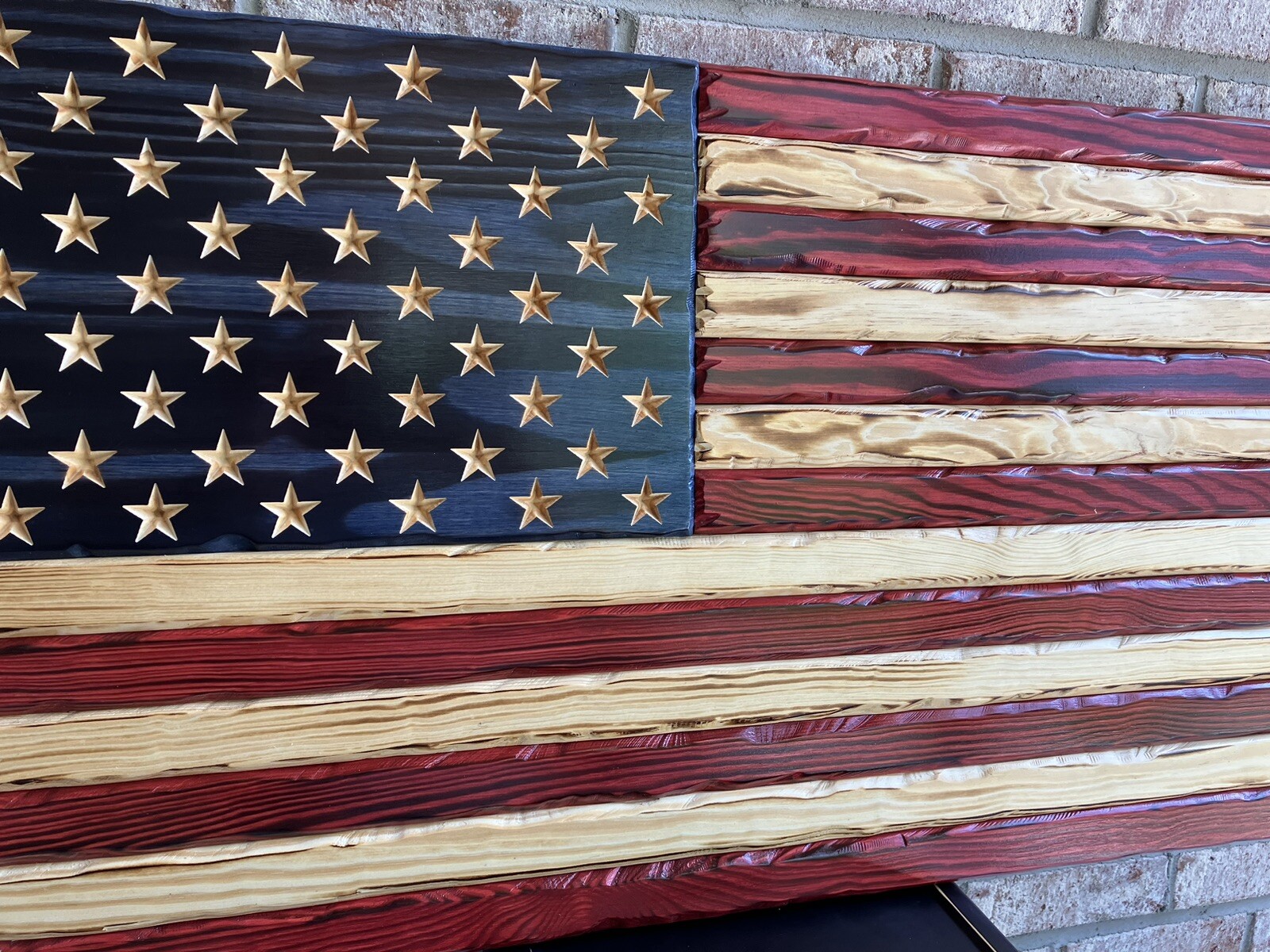 Distressed American Flag, Rustic American Flag, Betsy Ross, Wooden Flag