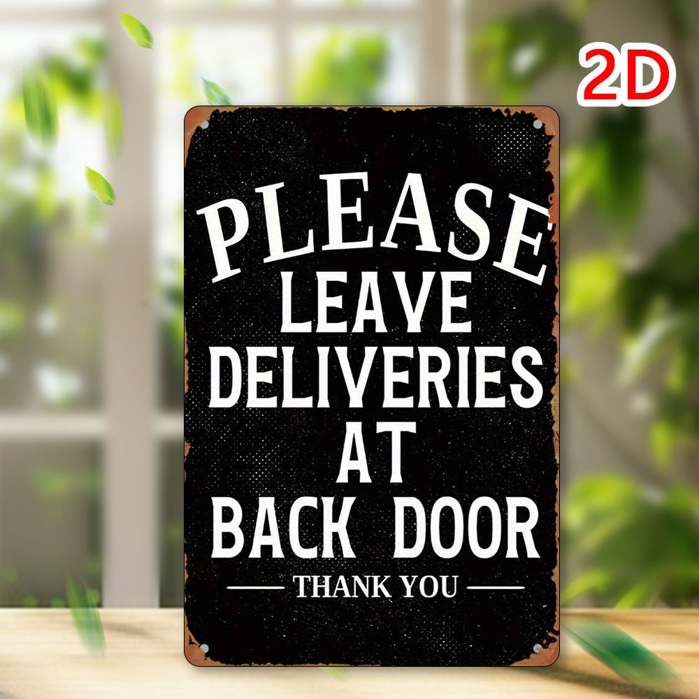 2D Flat, 1pc, Decorative Sign & Plaque