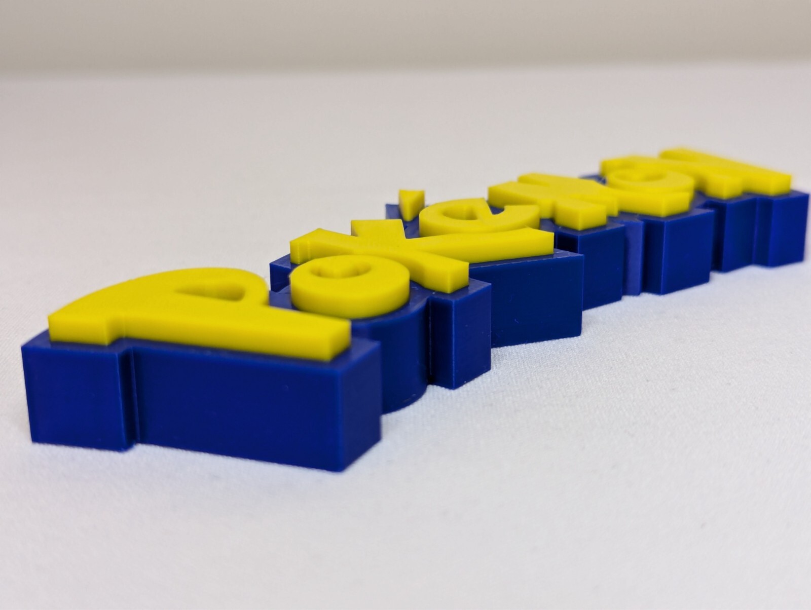 Pokemon SMALL DARK BLUE/YELLOW Logo Plaque Display