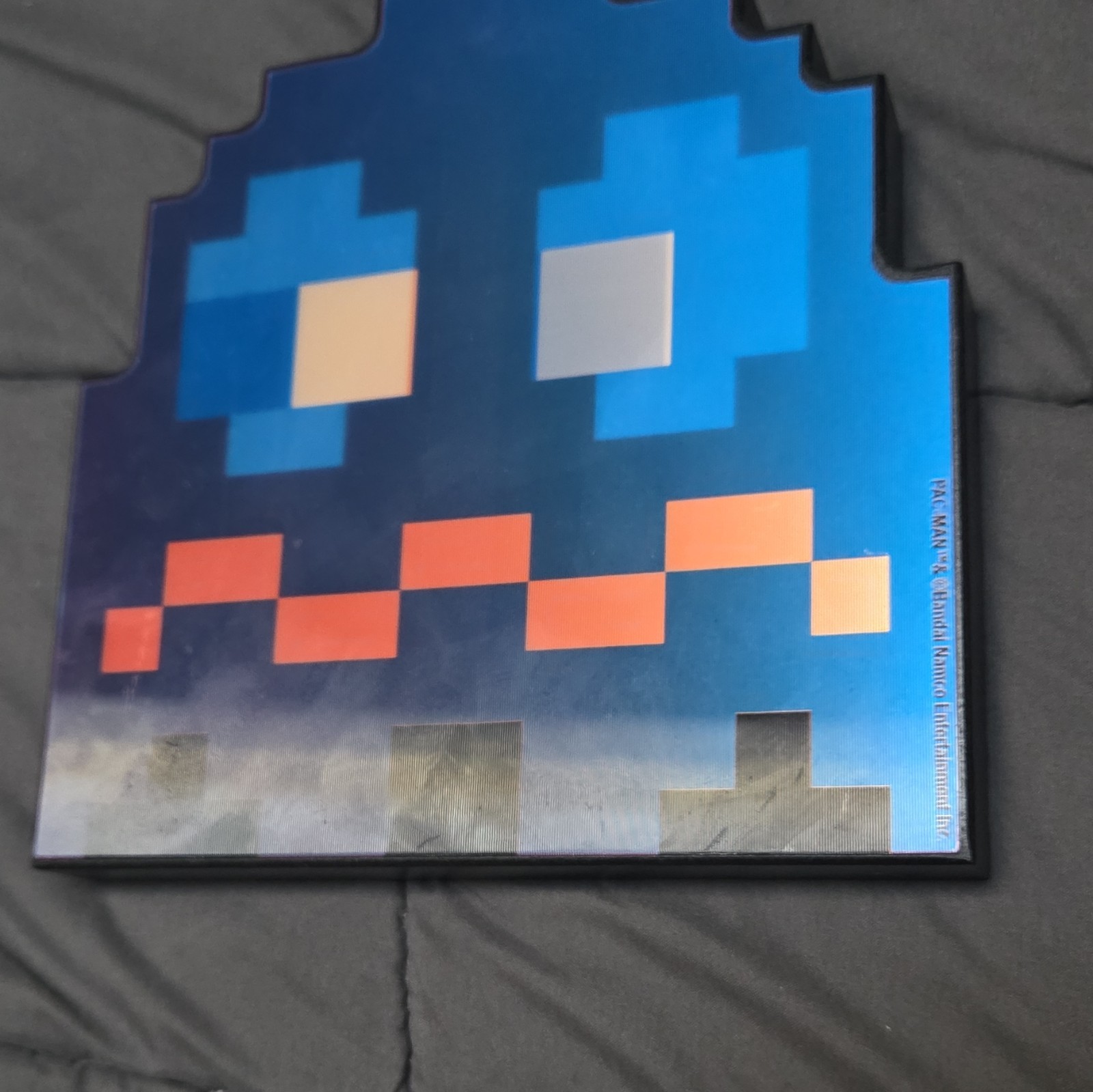 Open Road Brands PAC-MAN Blinky Ghost MDF Wall Decor Sign 8×8 Matte, Hanging