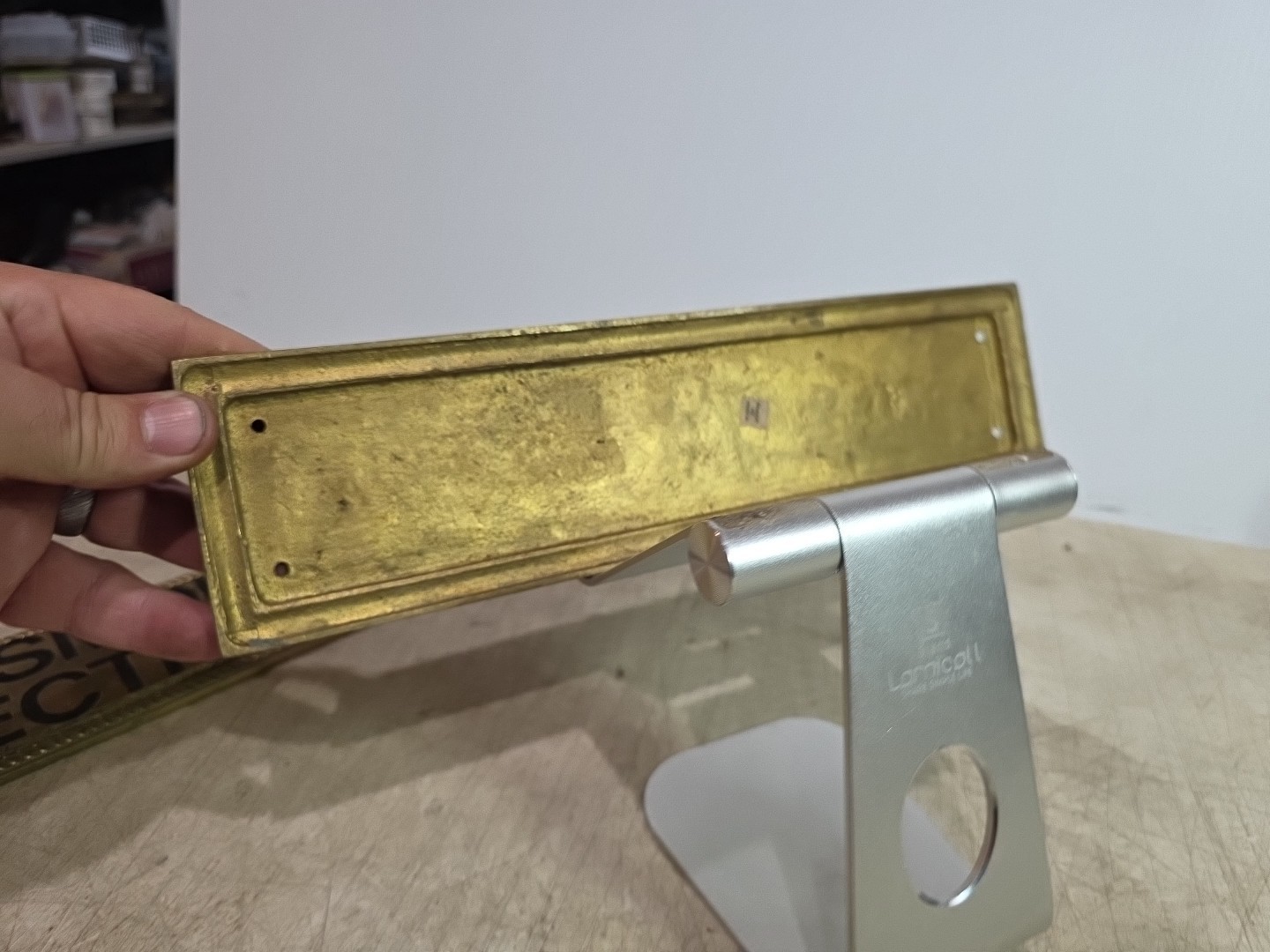 Solid Brass Door or Wall Sign Plaque 12″ X 3″ X 1/4″ PLAIN