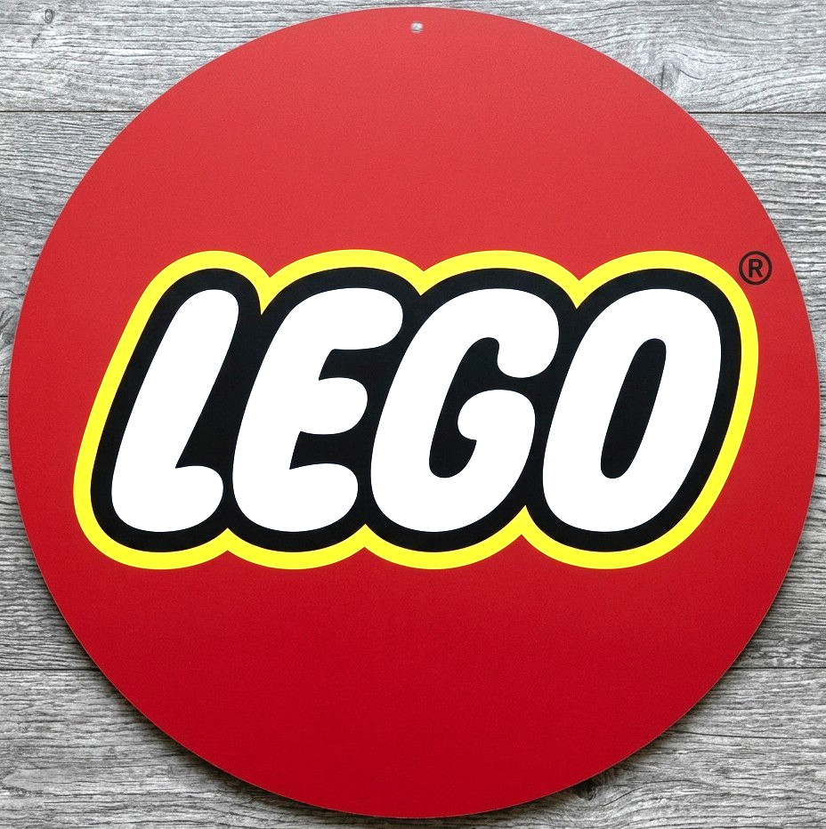 Lego 8″ Diameter Novelty Metal Sign Made In USA New!