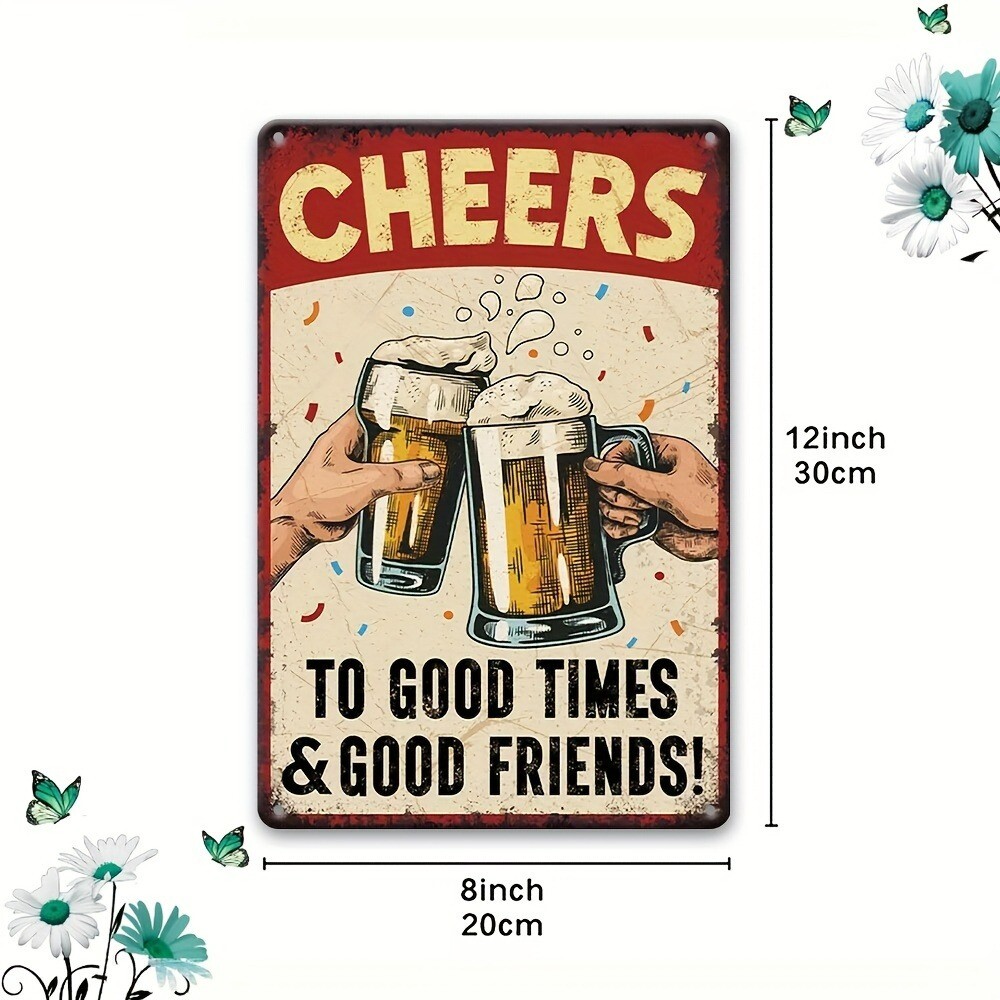 Beer Metal Sign Bar Tin Signs Vintage Art Retro Poster Funny Bars Pub Playroom