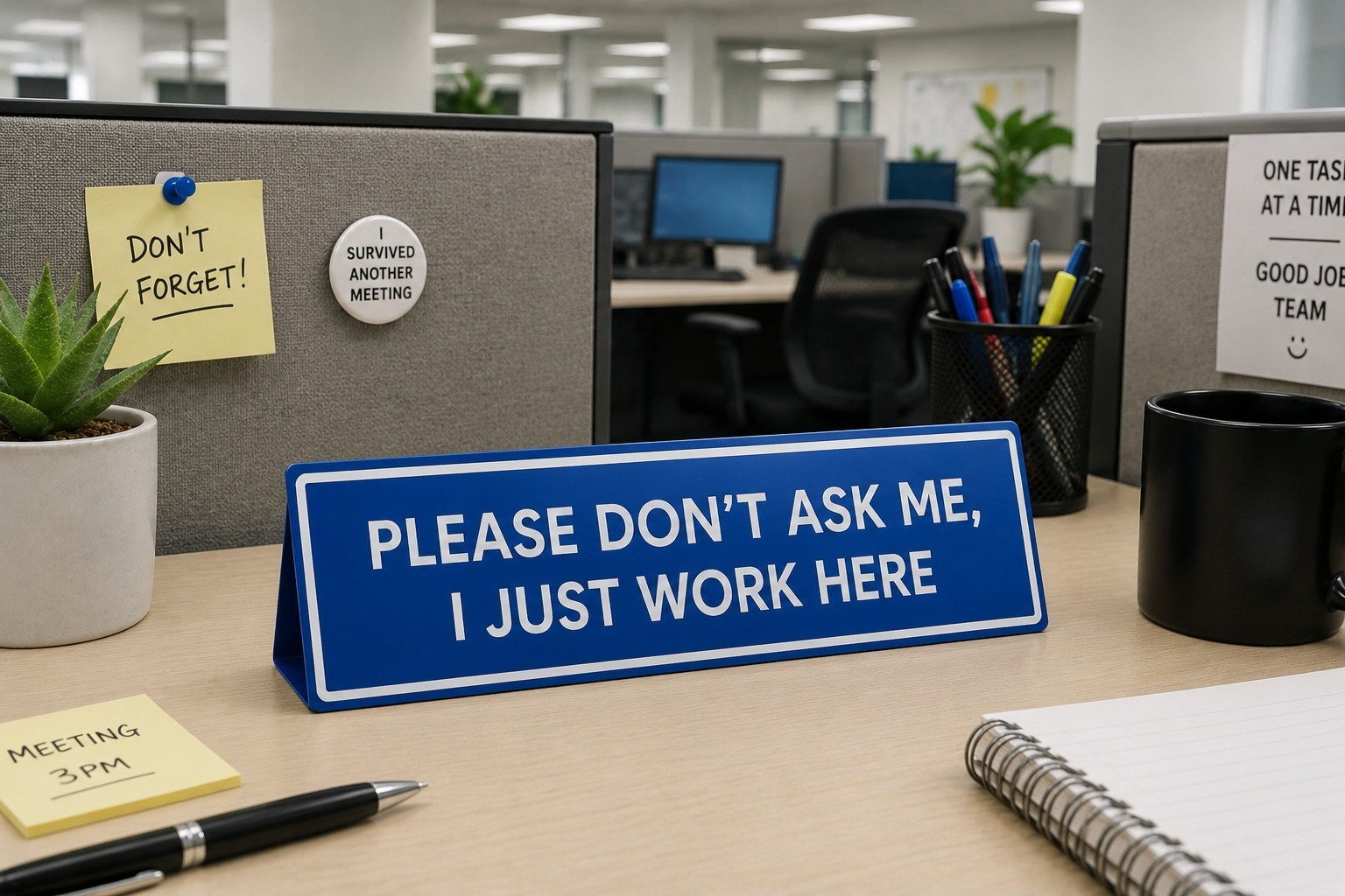 Custom Desk Sign: Funny Office Desk Name Plate | Custom Name Sign | Boss Gift