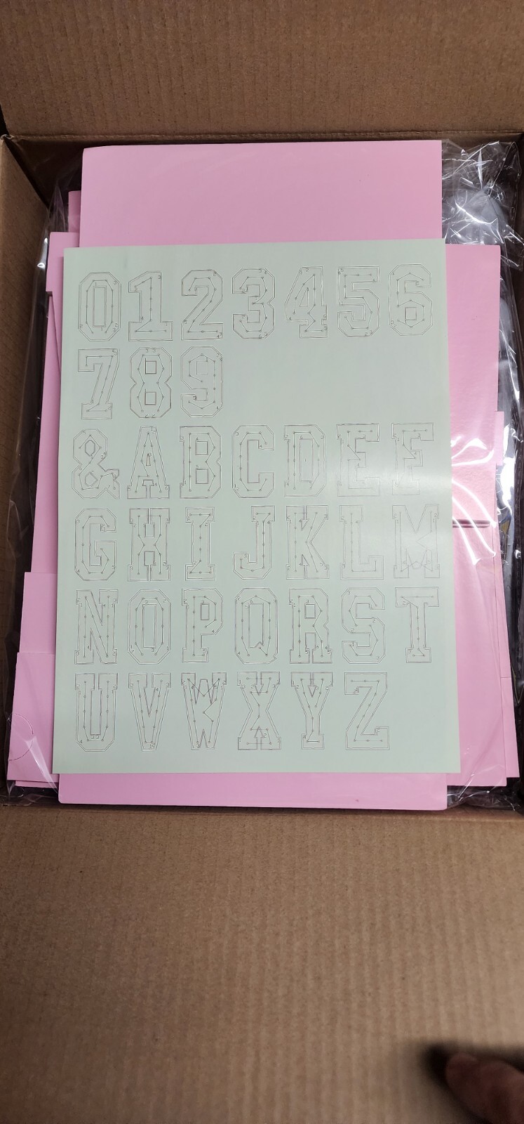 3FT Marquee Pink NUMBER 1 Light Up Sign Foam Board Kit for Party & Events Decor