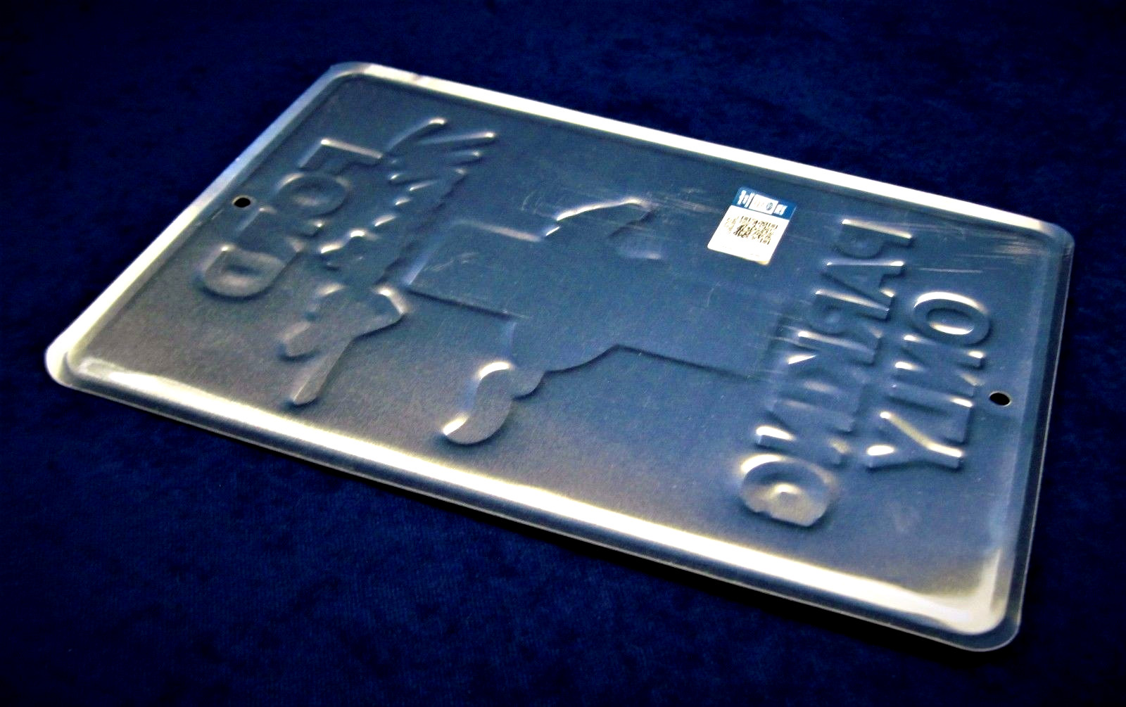 FORD MUSTANG Parking -*US MADE* Embossed Sign – Man Cave Garage Wall Decor (BLK)