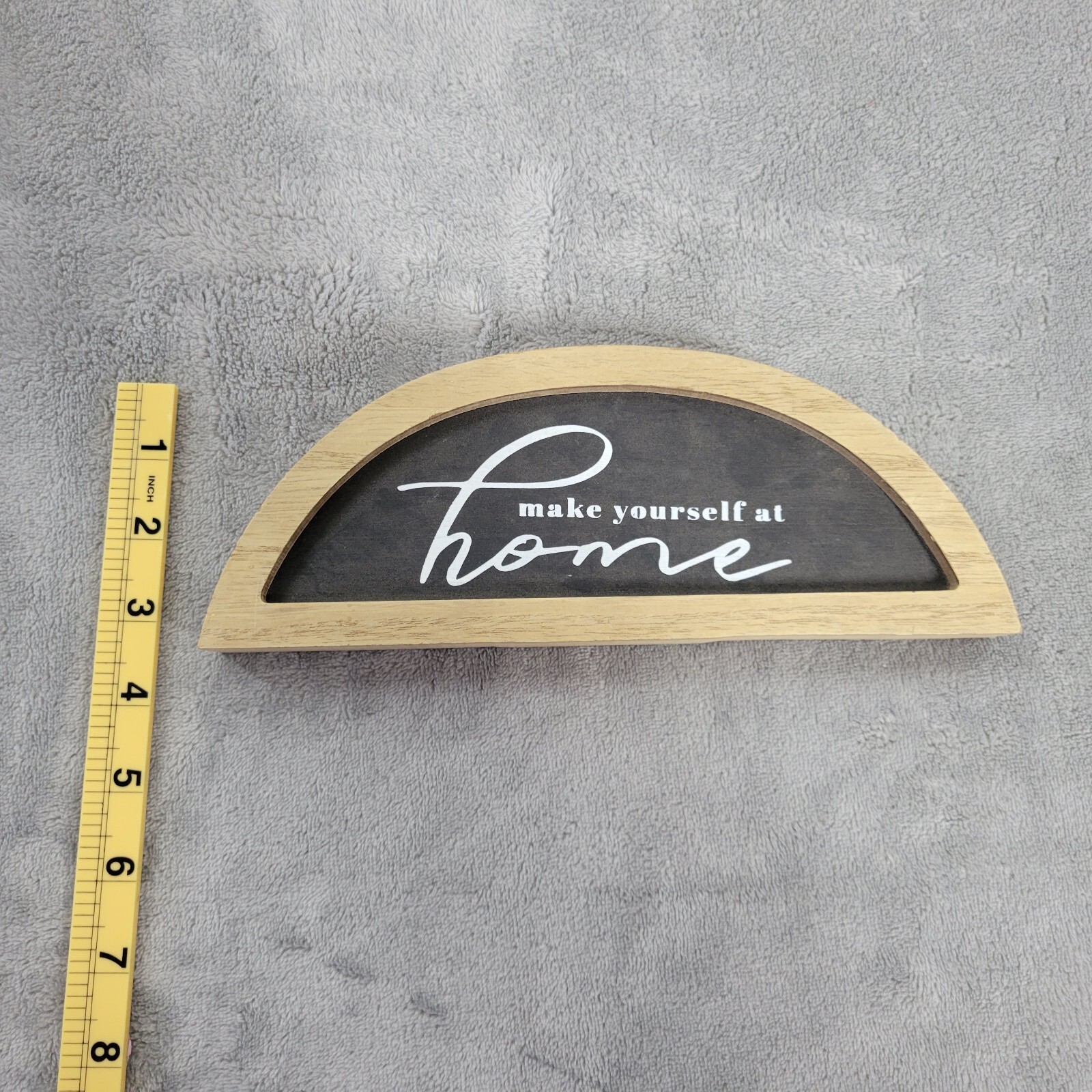 Kirklands Make Yourself at Home Sign Plaque Shelf Sitter Hanging Home Decor