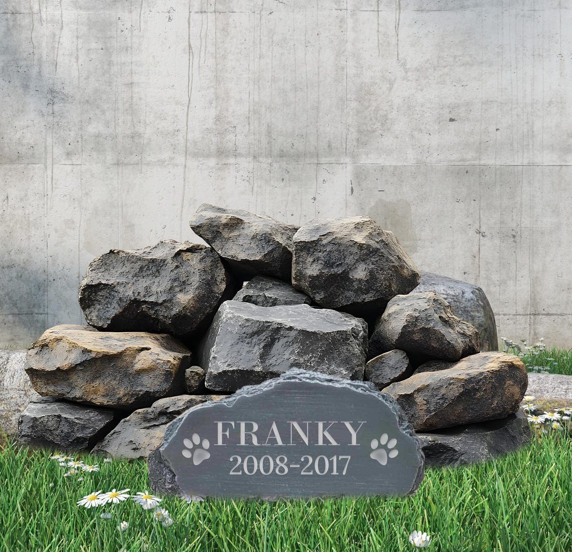 Personalized Pet Memorial Stone, Custom Garden Name Sign, Pet Lover Gift