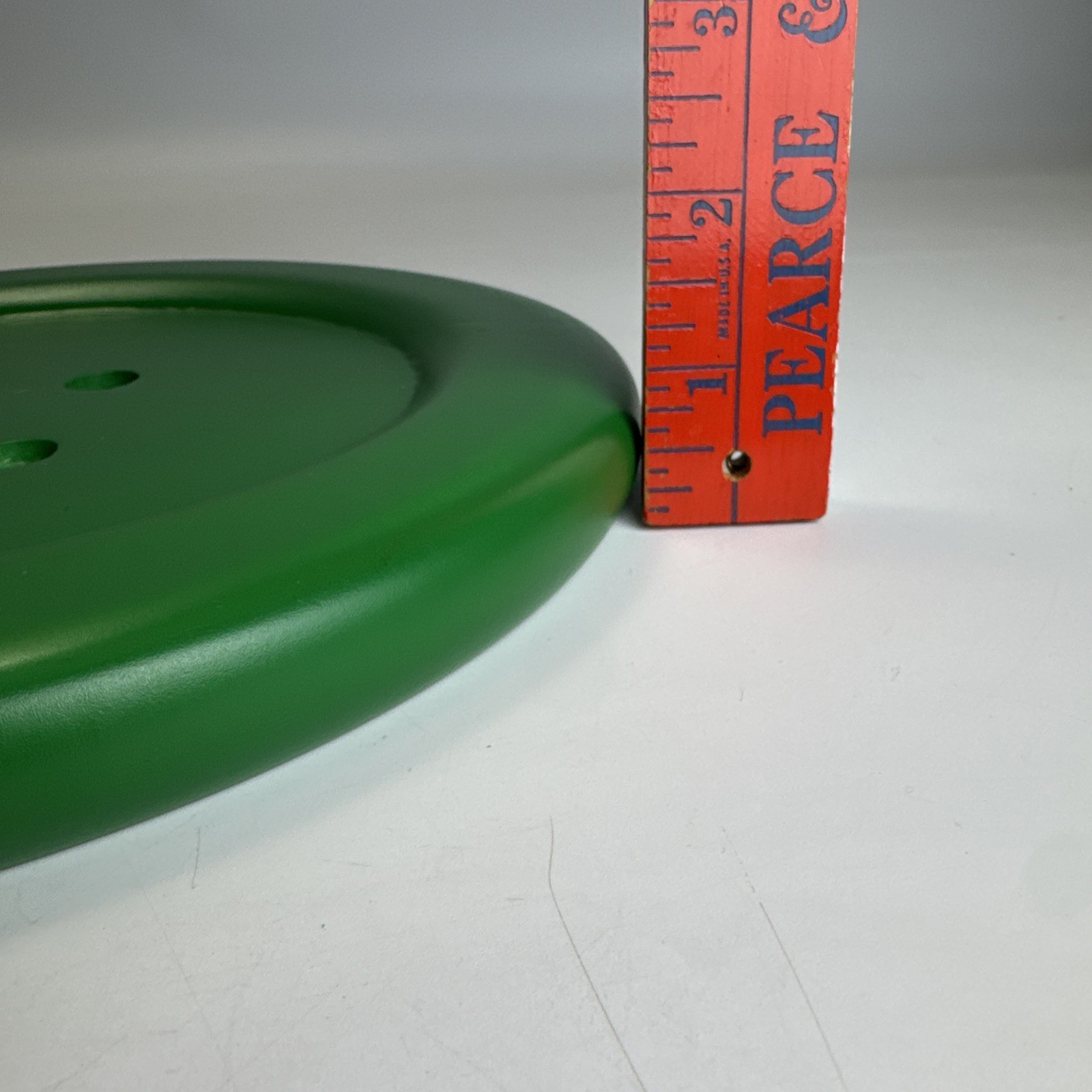Set Of 3 Green Sewing Buttons Craft Wall Room Decor 10” 8” 5” Wood