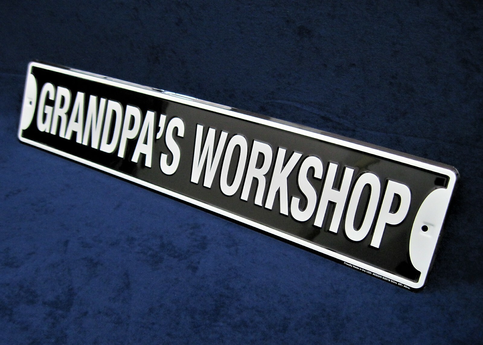 GRANDPA’S WORKSHOP *US MADE* 24″Embossed Metal Street Sign Man Cave Garage Décor