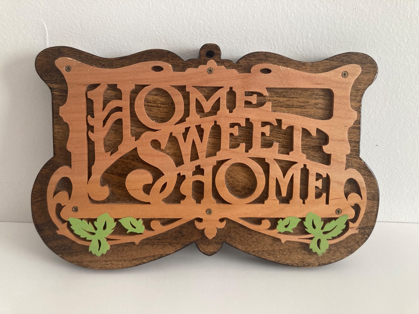 Handmade Wooden Home Sweet Home Hanging Sign