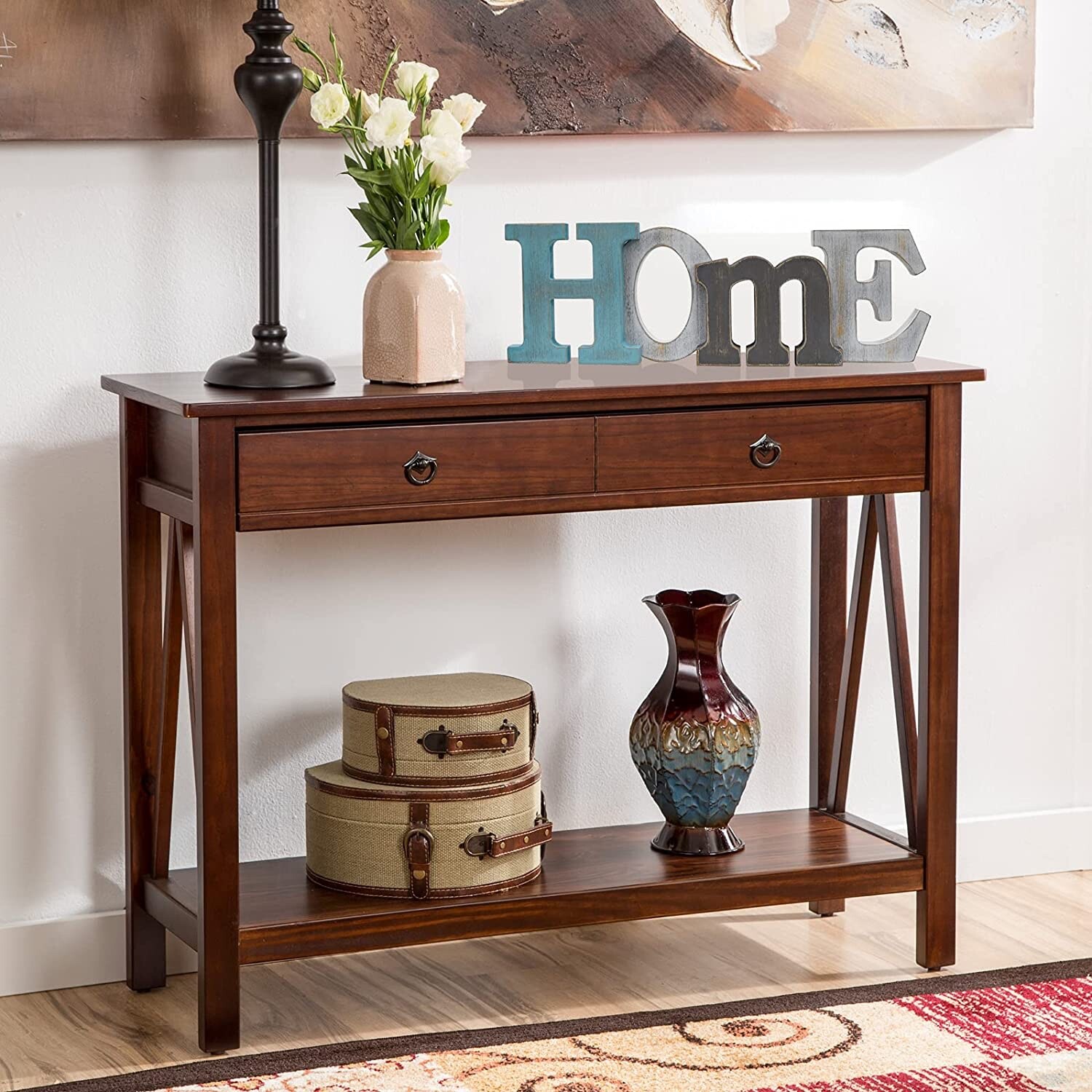 Freestanding Cutout Home Word Table Decor Centerpiece Decorative Wooden Home…