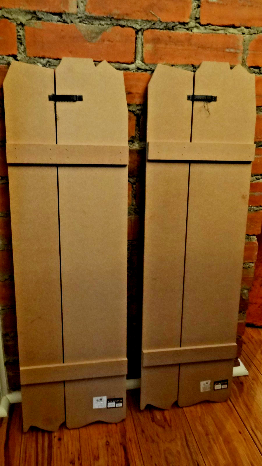 Melrose Intl 2016 Shabby Chic Rustic Angel Wood Wall Art Pair 31.5”