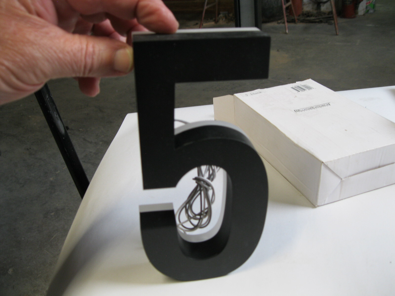 LN LUMANUMBERS 7 Inch House Numbers ABS-Polymer Premium Quality Backlit