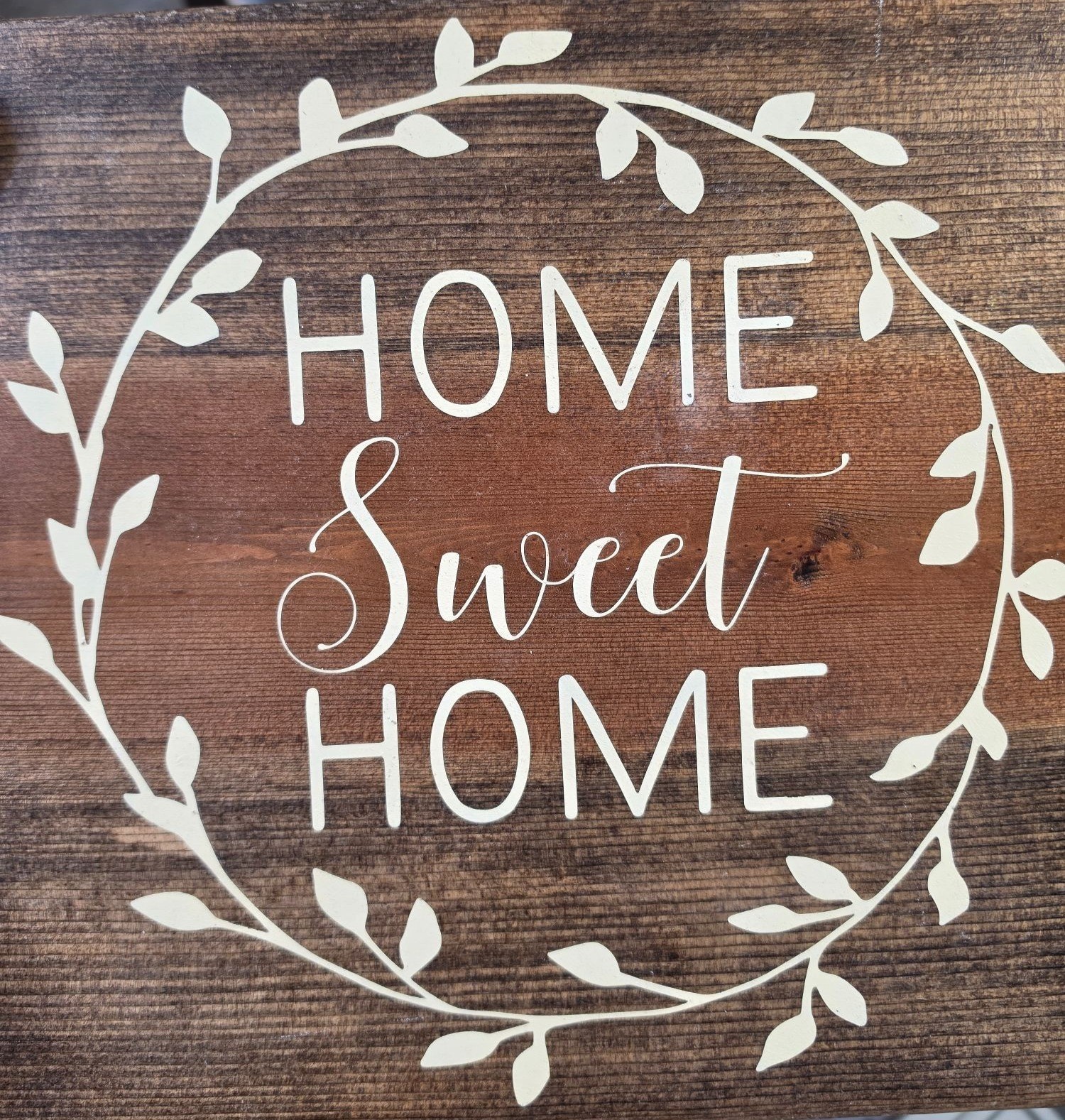 Rustic Home Sweet Home Wooden Farmhouse Wall Tabletop Decor Sign 12”