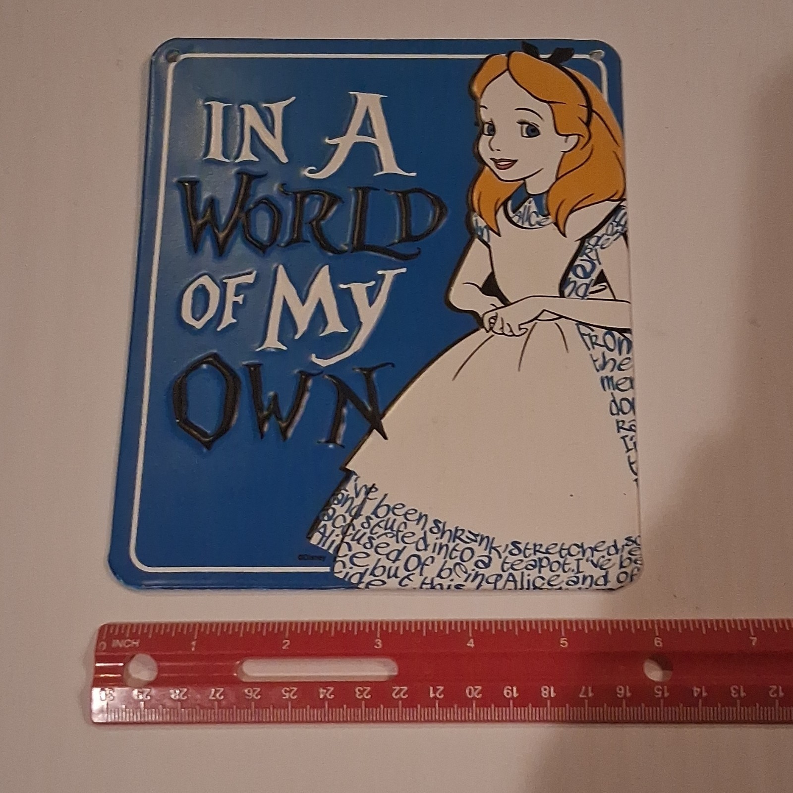 Disney Alice In Wonderland 6×7 Open Roads Brand In A World Of My Own