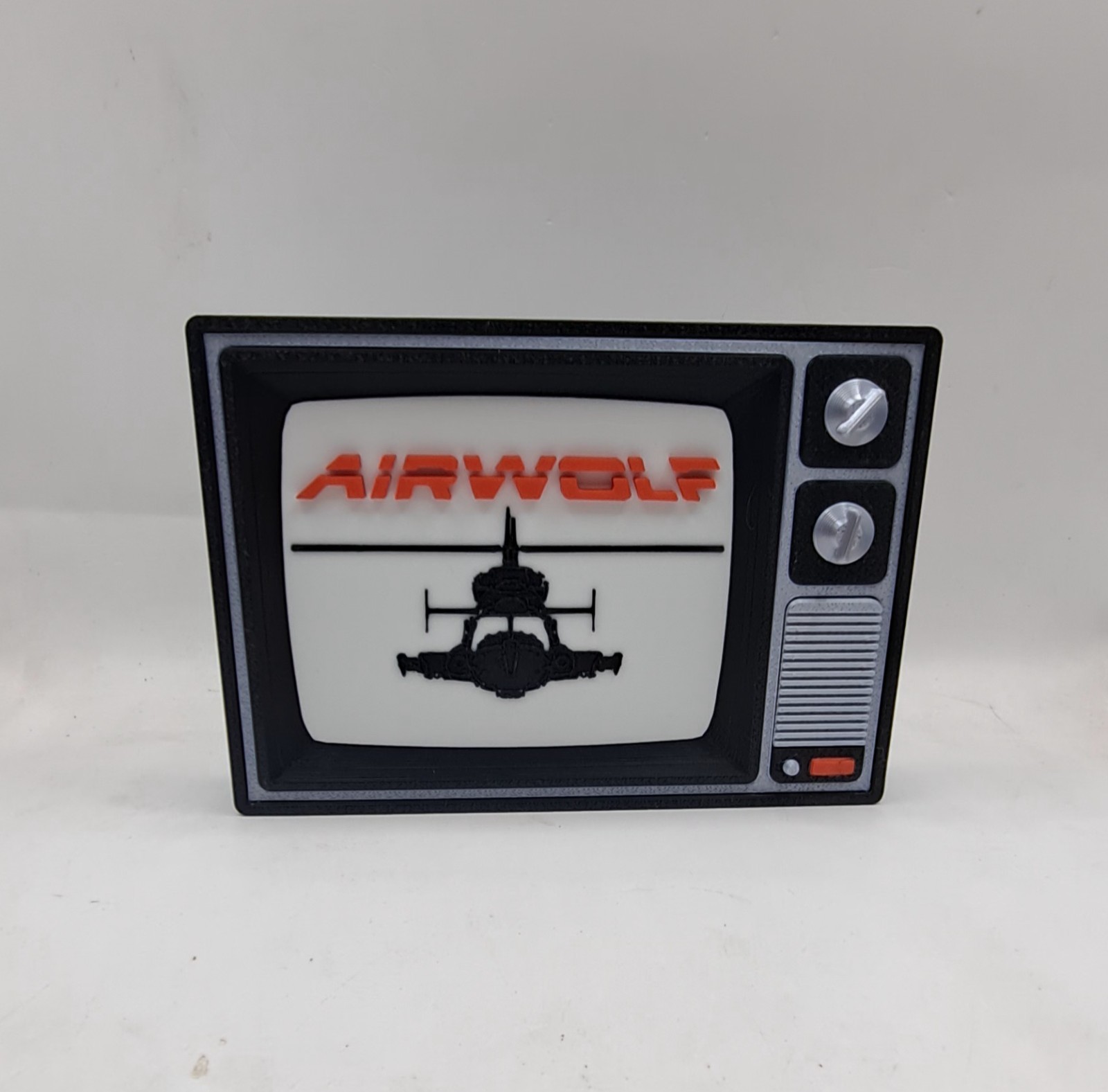 Retro TV Style Desk Shelf Home Decor VH1 MTV Muppets Miami Vice Dukes Airwolf ++