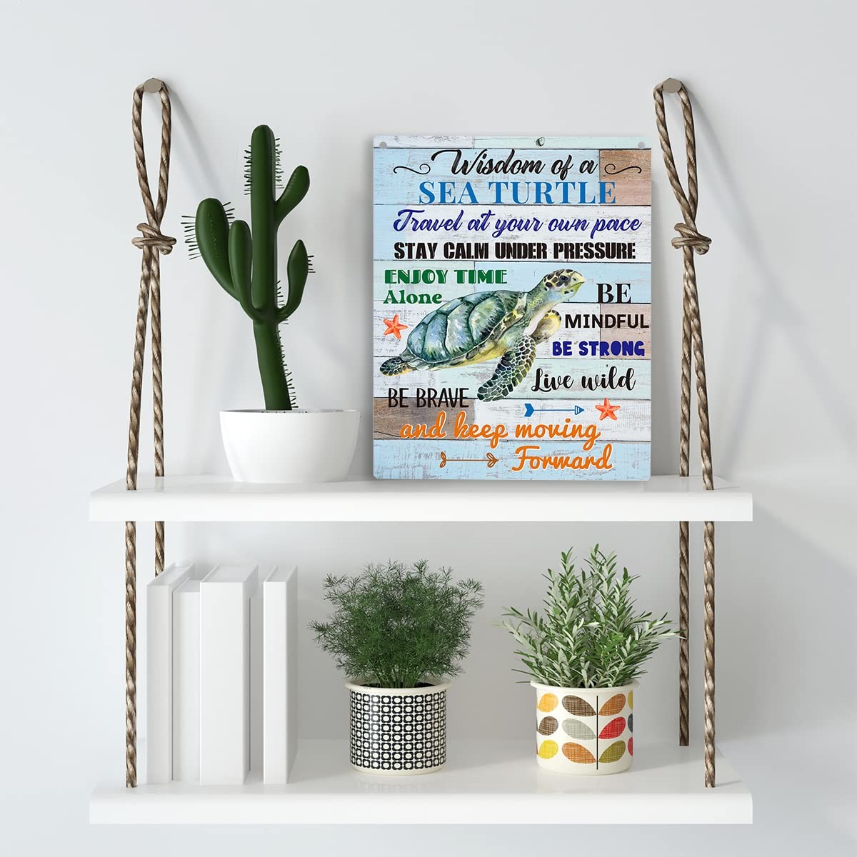 YCYD Sea Turtle Decor, Friends Inspirational 8 x 10 inches,