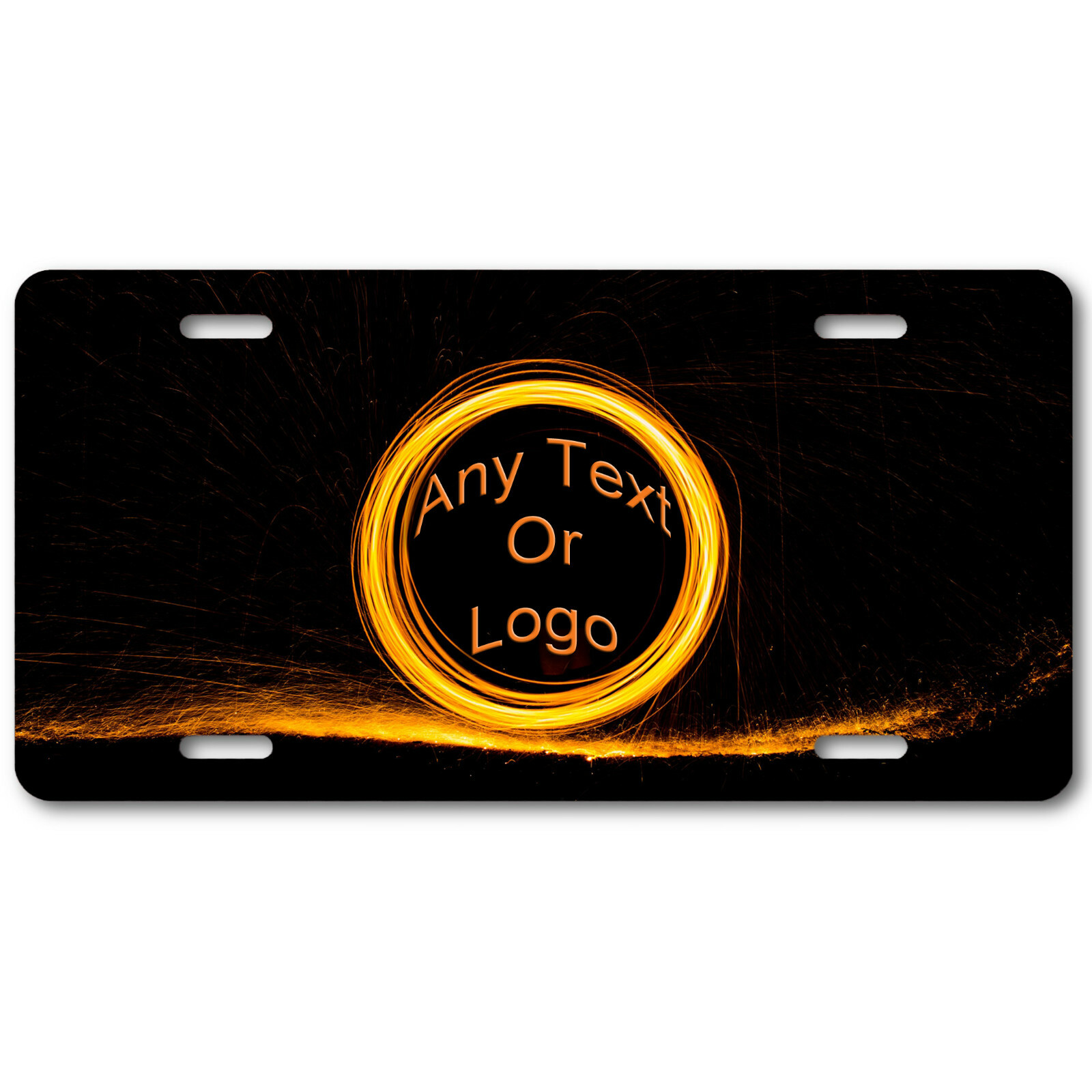 Your Logo Text Aluminum Car Personalize License Plate or SIGN Tag Name Custom