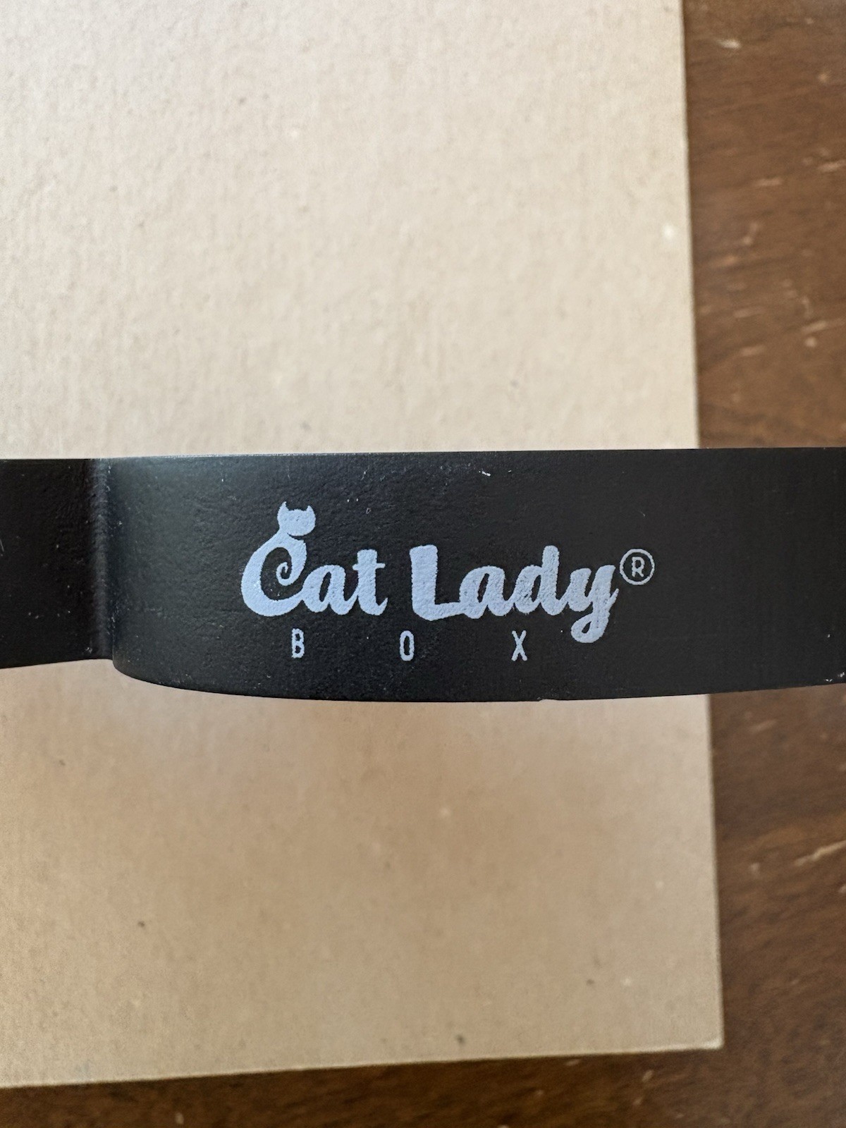 Cat Lady Box “Cats” Wood Sign Plaque Decoration Stand Up Or Hang Black