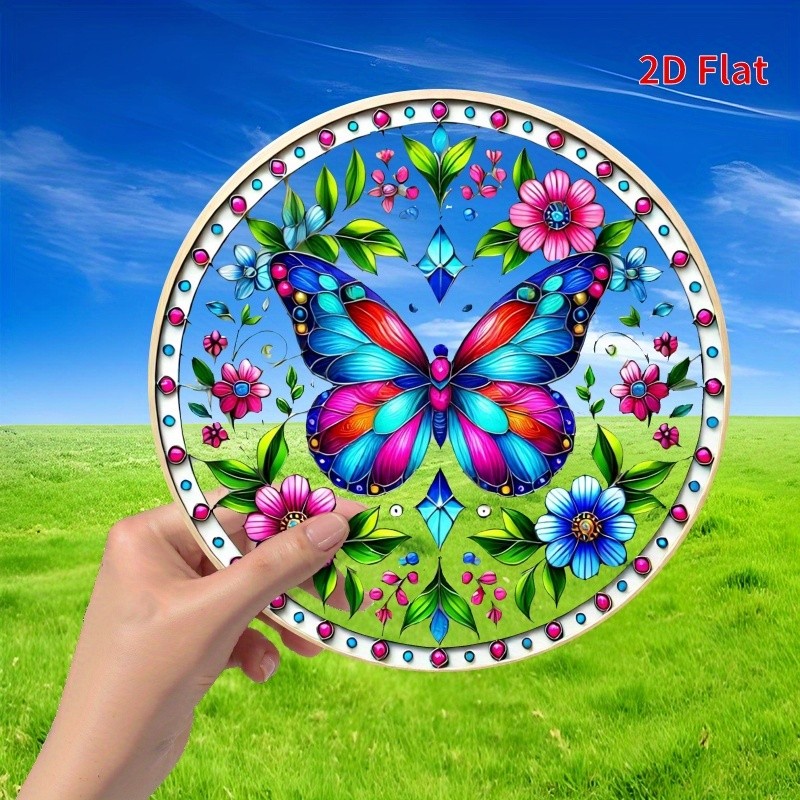 Butterfly Suncatcher – Elegant Window Hanging Decor Lightweight Acrylic Decor