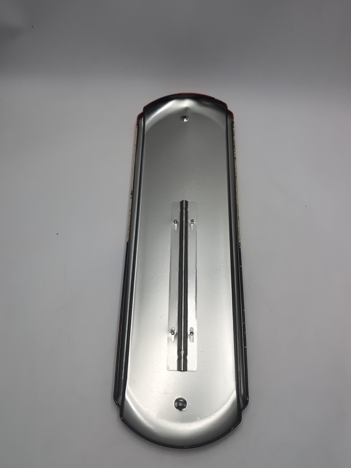 Nostalgic Tin Metal Wall Thermometer Standard Station 17.5″