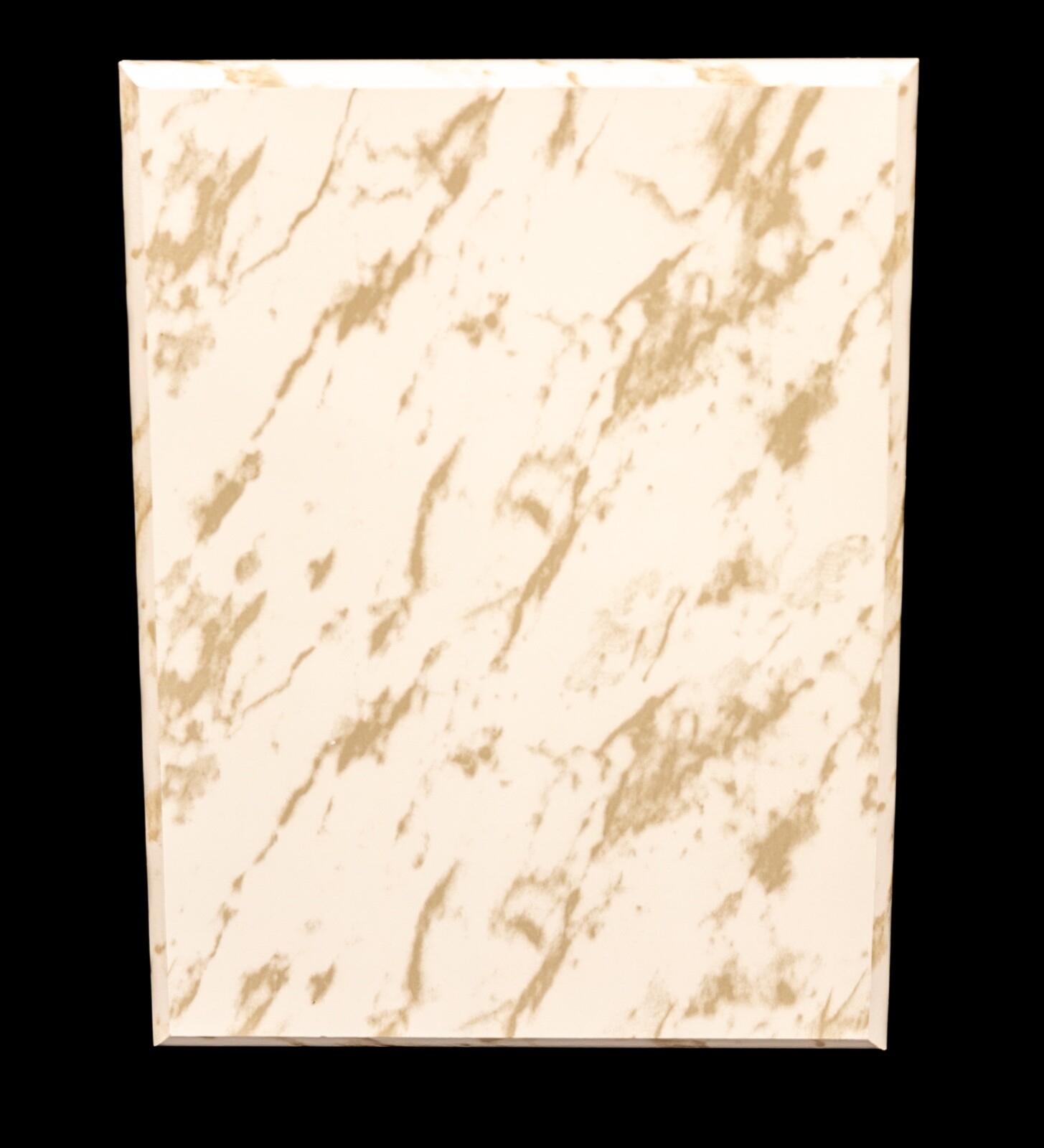 White Marble Finish Blank Award Plaque, DIY Blank Sign 5×7, 7×9, 9×12 inch