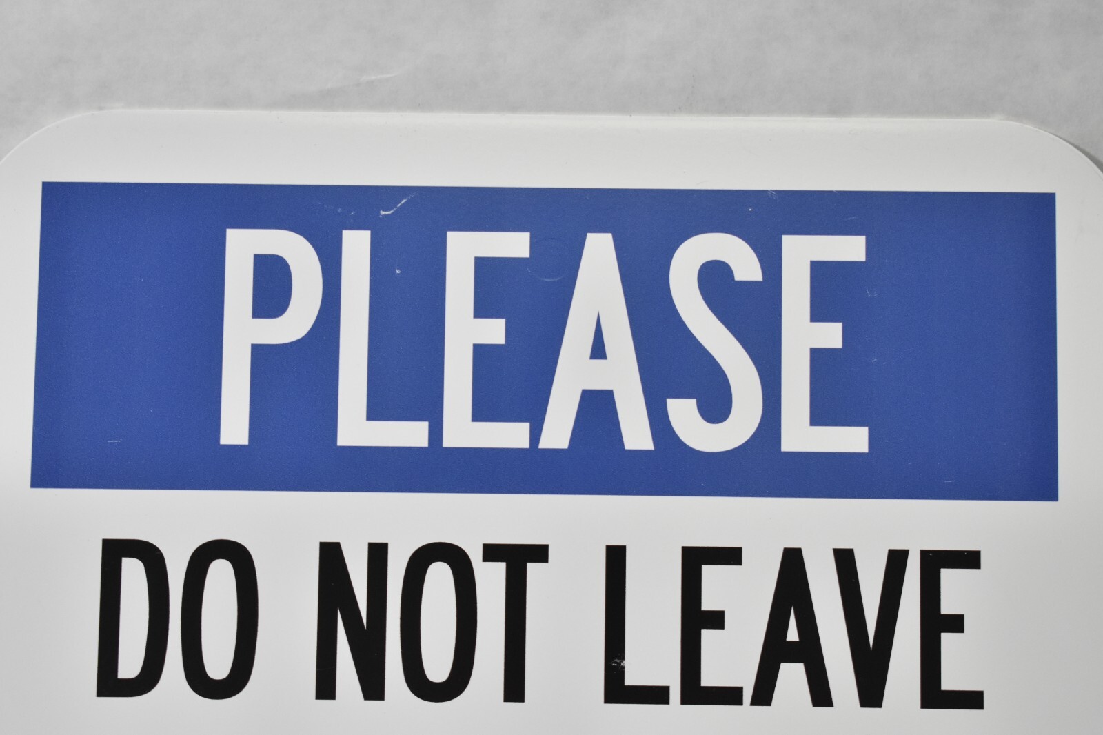 SignMission Please Do Not Leave Valuables In Plain View Sign 12″ x 18″ Aluminum