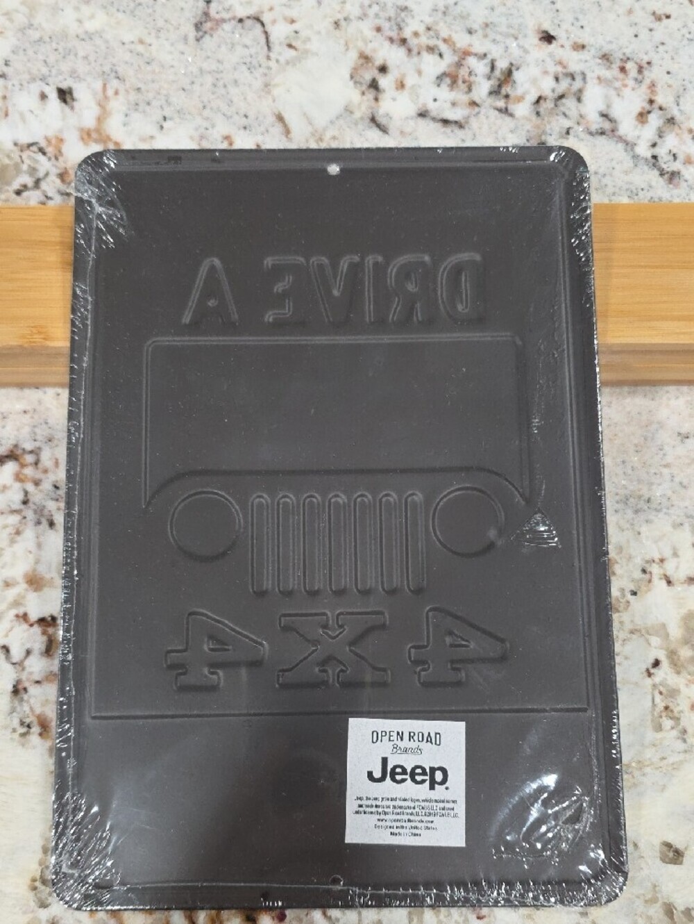 Jeep Brown & White 4×4 Wall Sign – You Don’t Have To Drive A Jeep