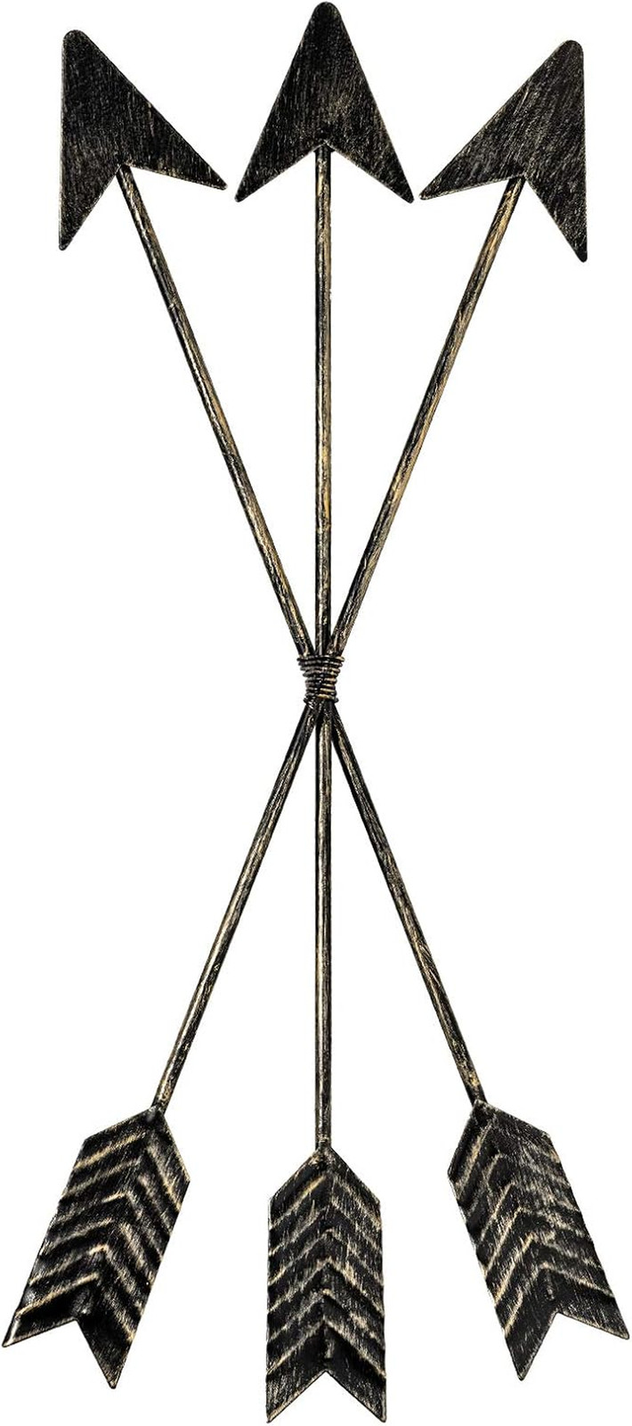 Metal Arrow Wall Decor, Distressed Native American Decor, Wall Hanging Decorativ